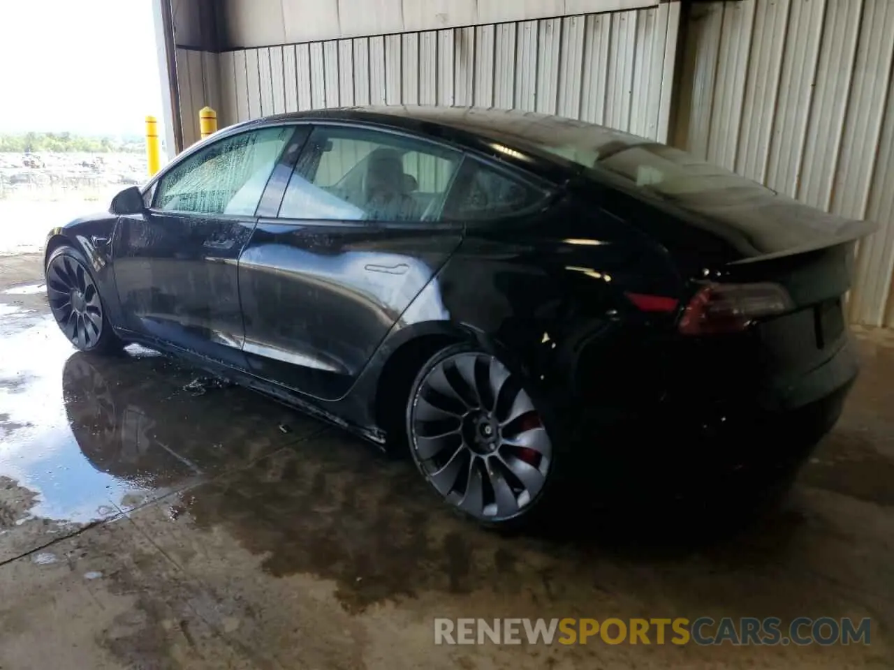2 Фотография поврежденного автомобиля 5YJ3E1EC1MF849844 TESLA MODEL 3 2021