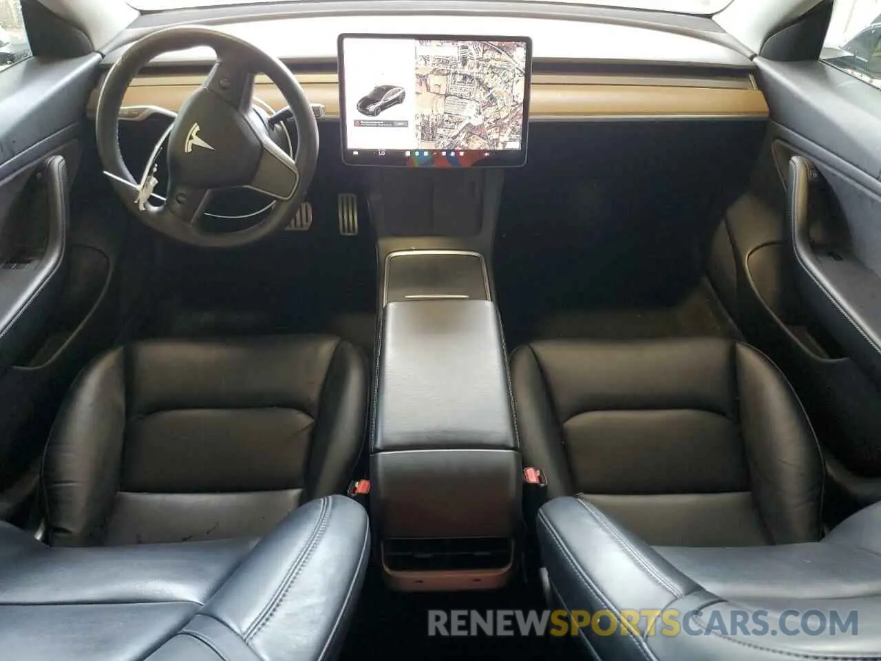 8 Фотография поврежденного автомобиля 5YJ3E1EC1MF849844 TESLA MODEL 3 2021