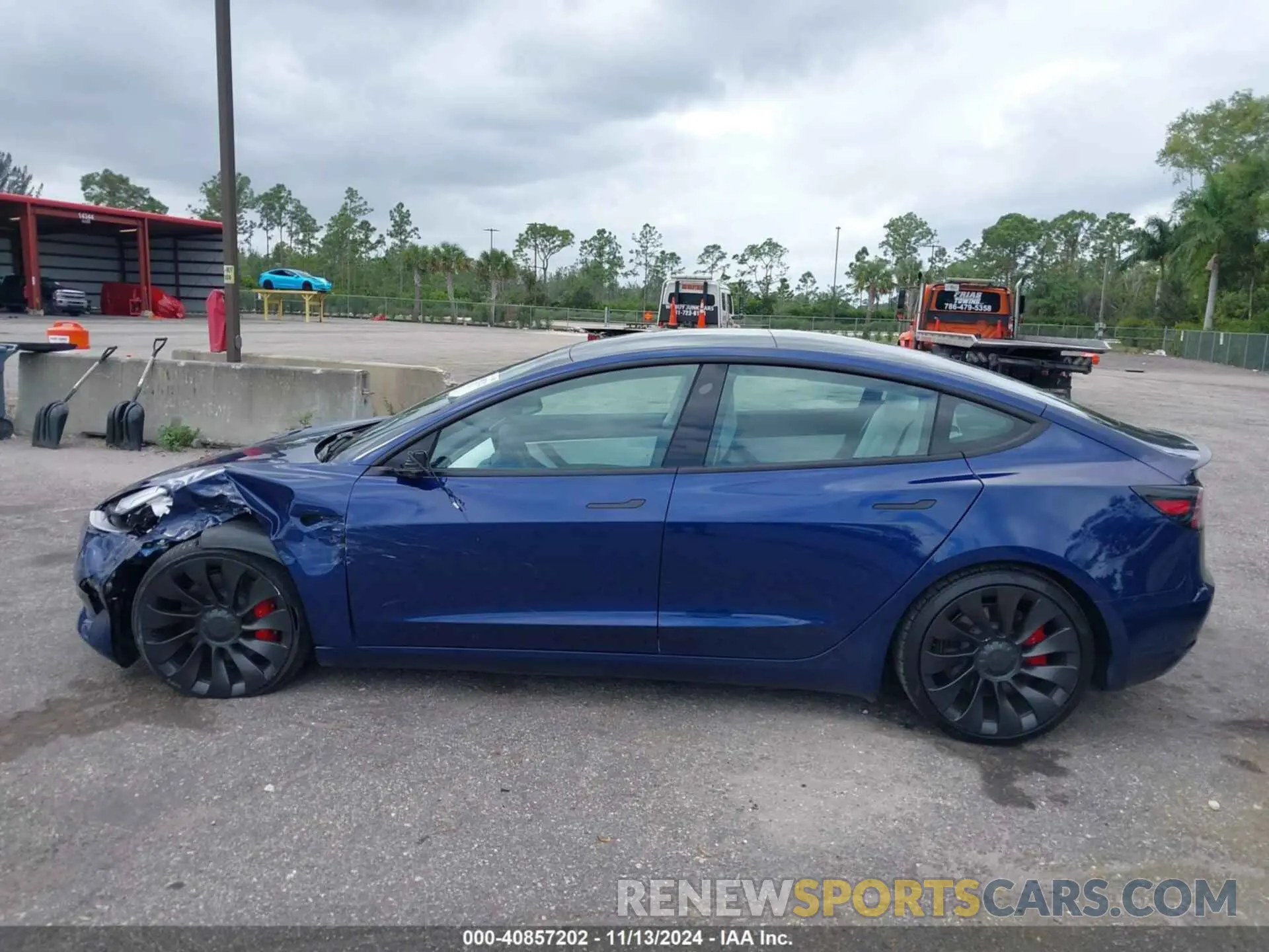 14 Фотография поврежденного автомобиля 5YJ3E1EC1MF919276 TESLA MODEL 3 2021