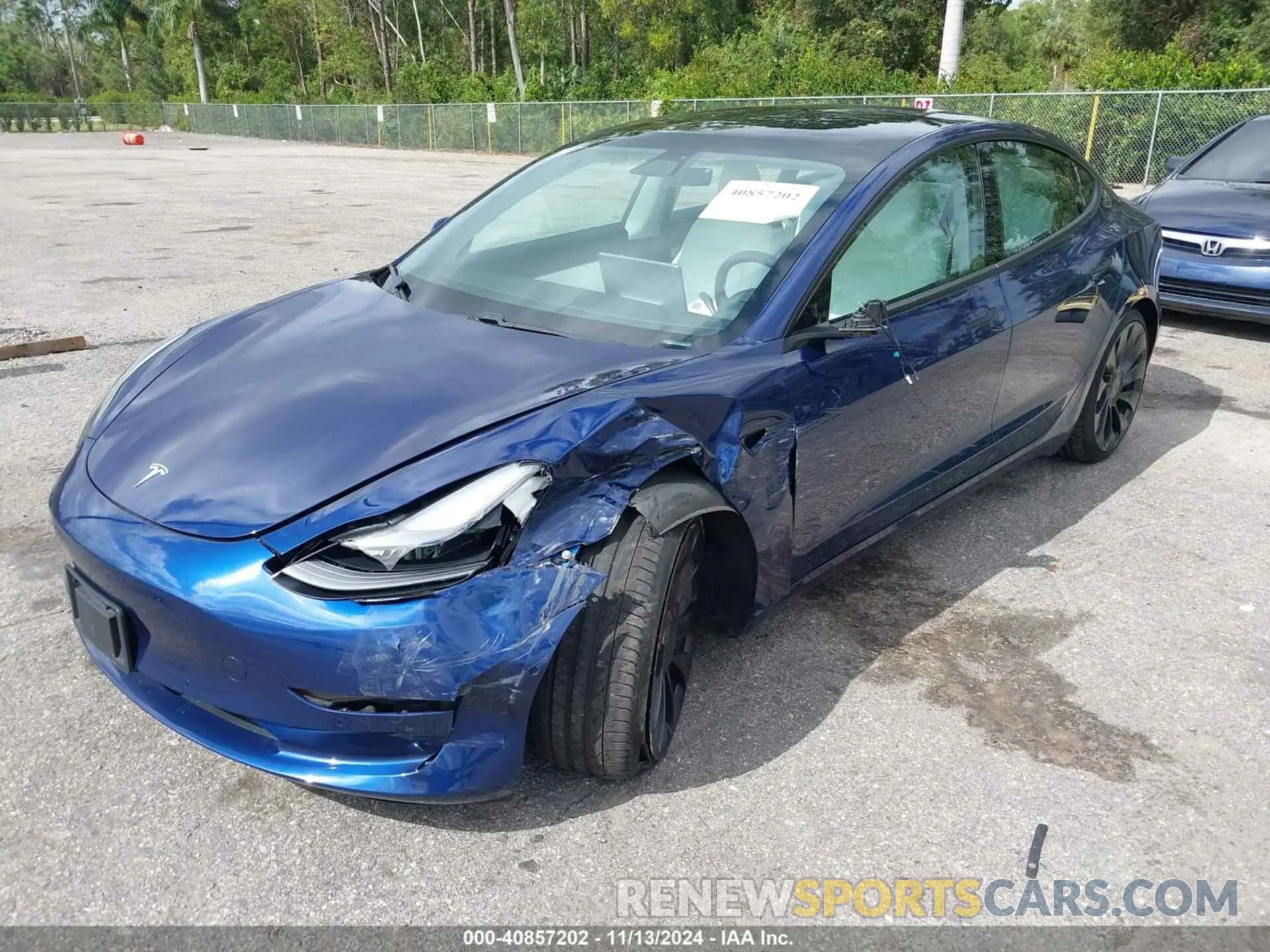 2 Фотография поврежденного автомобиля 5YJ3E1EC1MF919276 TESLA MODEL 3 2021