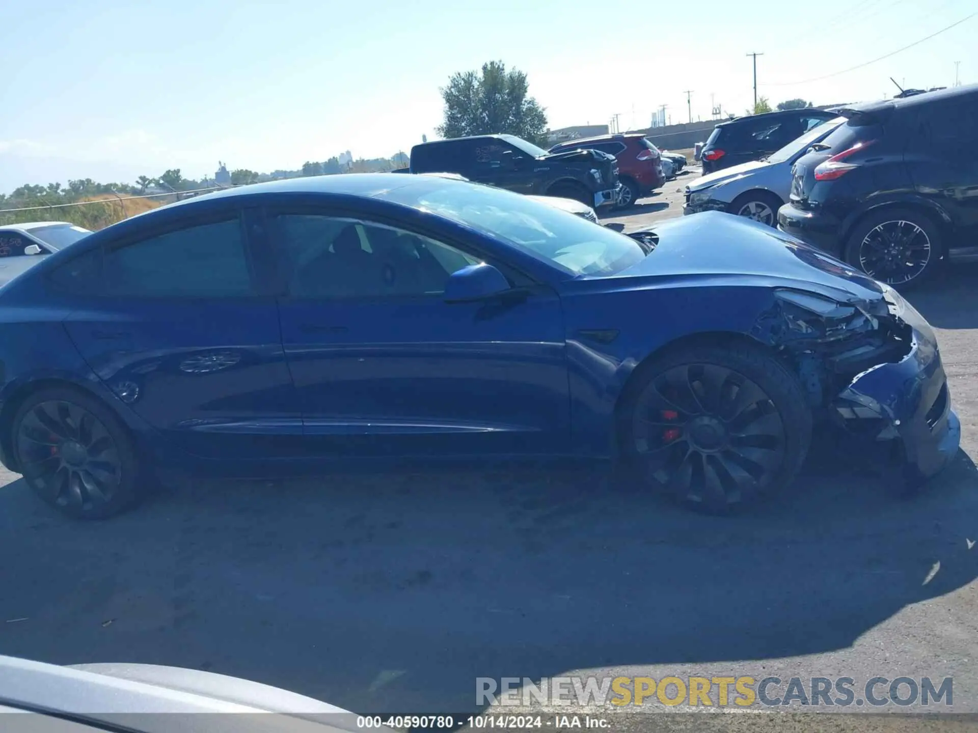 12 Фотография поврежденного автомобиля 5YJ3E1EC1MF984872 TESLA MODEL 3 2021