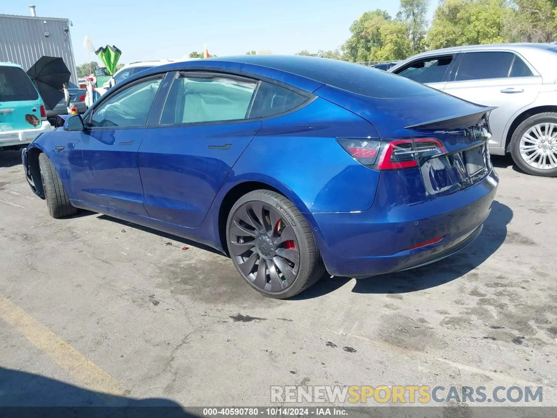 3 Фотография поврежденного автомобиля 5YJ3E1EC1MF984872 TESLA MODEL 3 2021