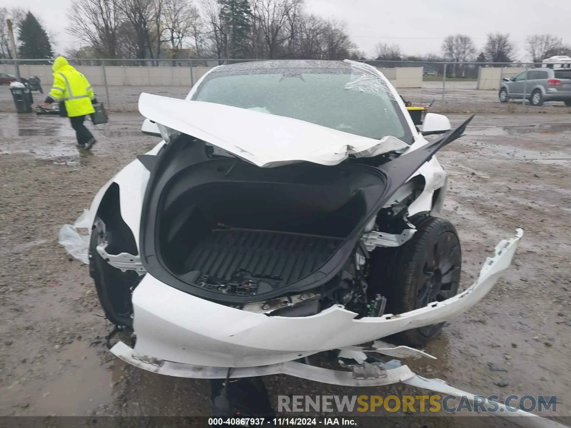 12 Photograph of a damaged car 5YJ3E1EC2MF050249 TESLA MODEL 3 2021