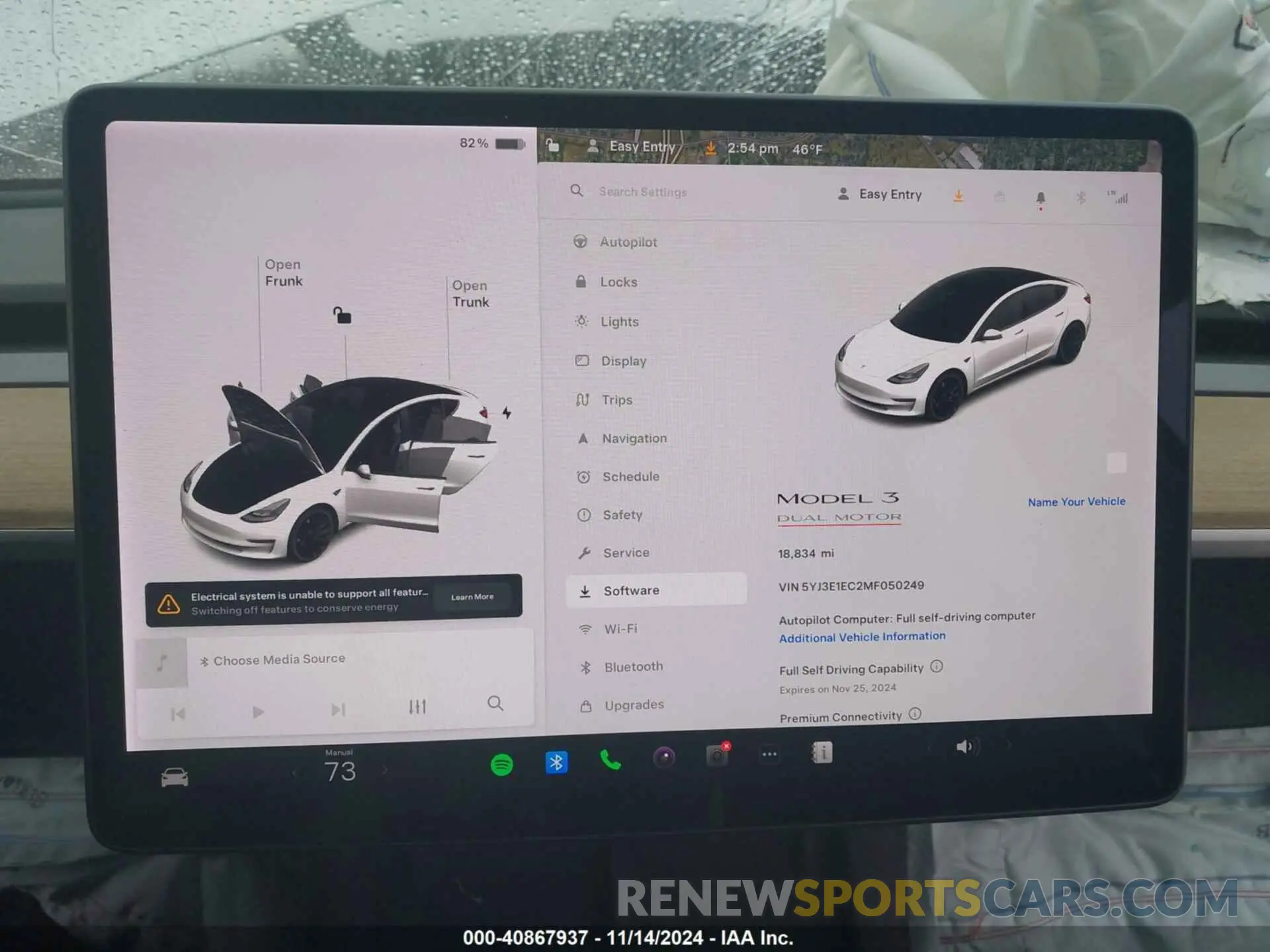 7 Photograph of a damaged car 5YJ3E1EC2MF050249 TESLA MODEL 3 2021