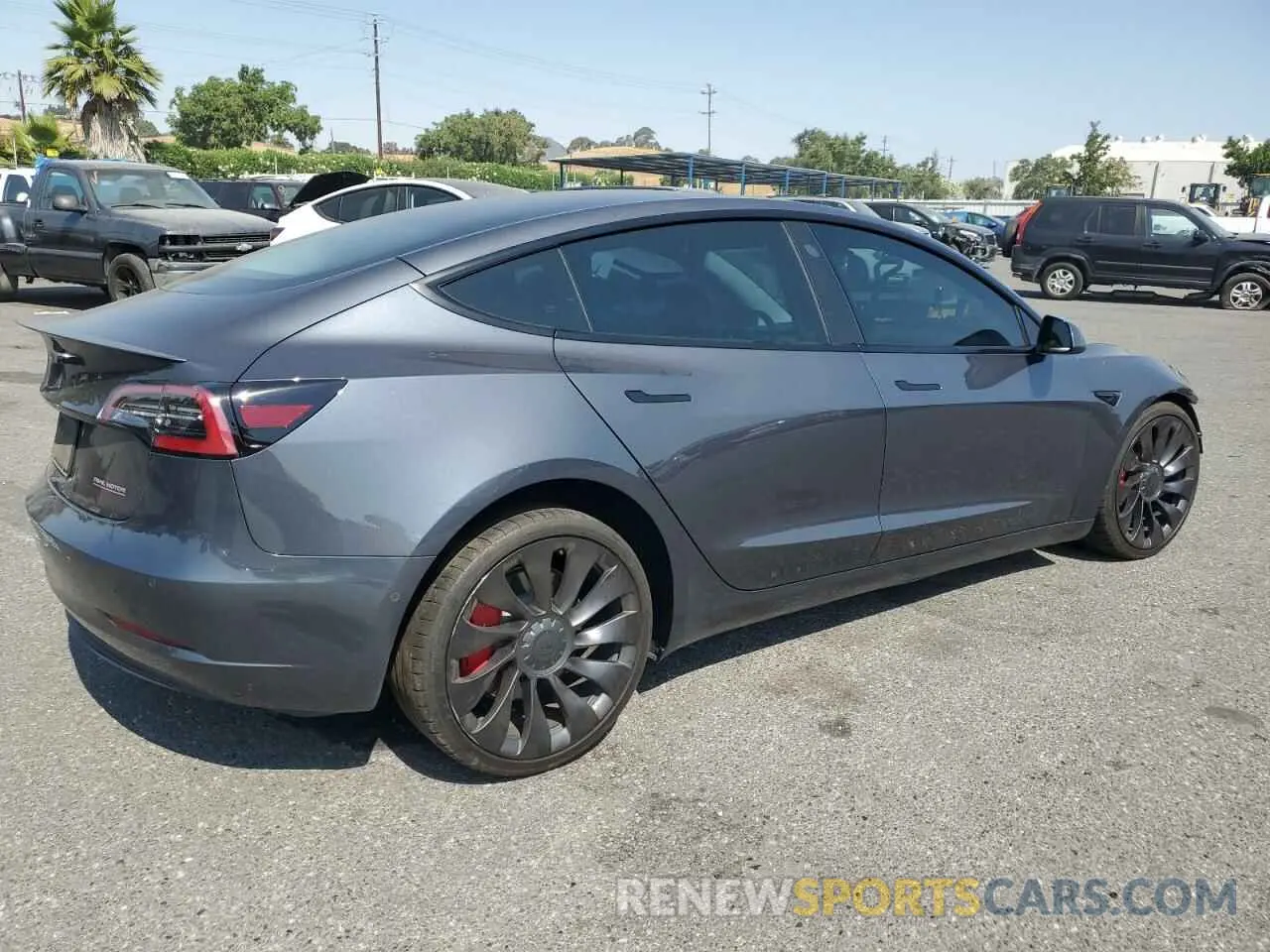 3 Фотография поврежденного автомобиля 5YJ3E1EC2MF072929 TESLA MODEL 3 2021