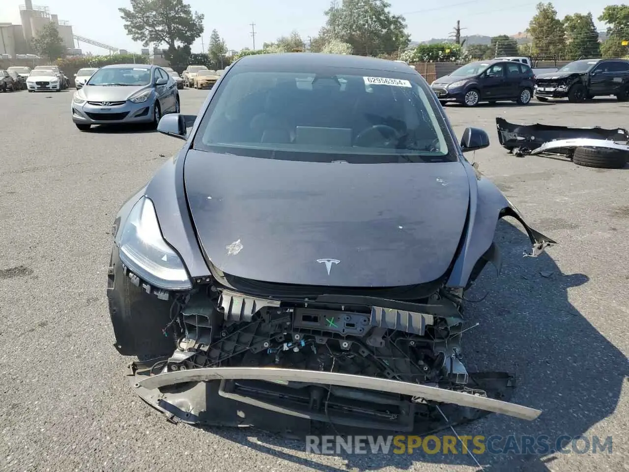 5 Фотография поврежденного автомобиля 5YJ3E1EC2MF072929 TESLA MODEL 3 2021