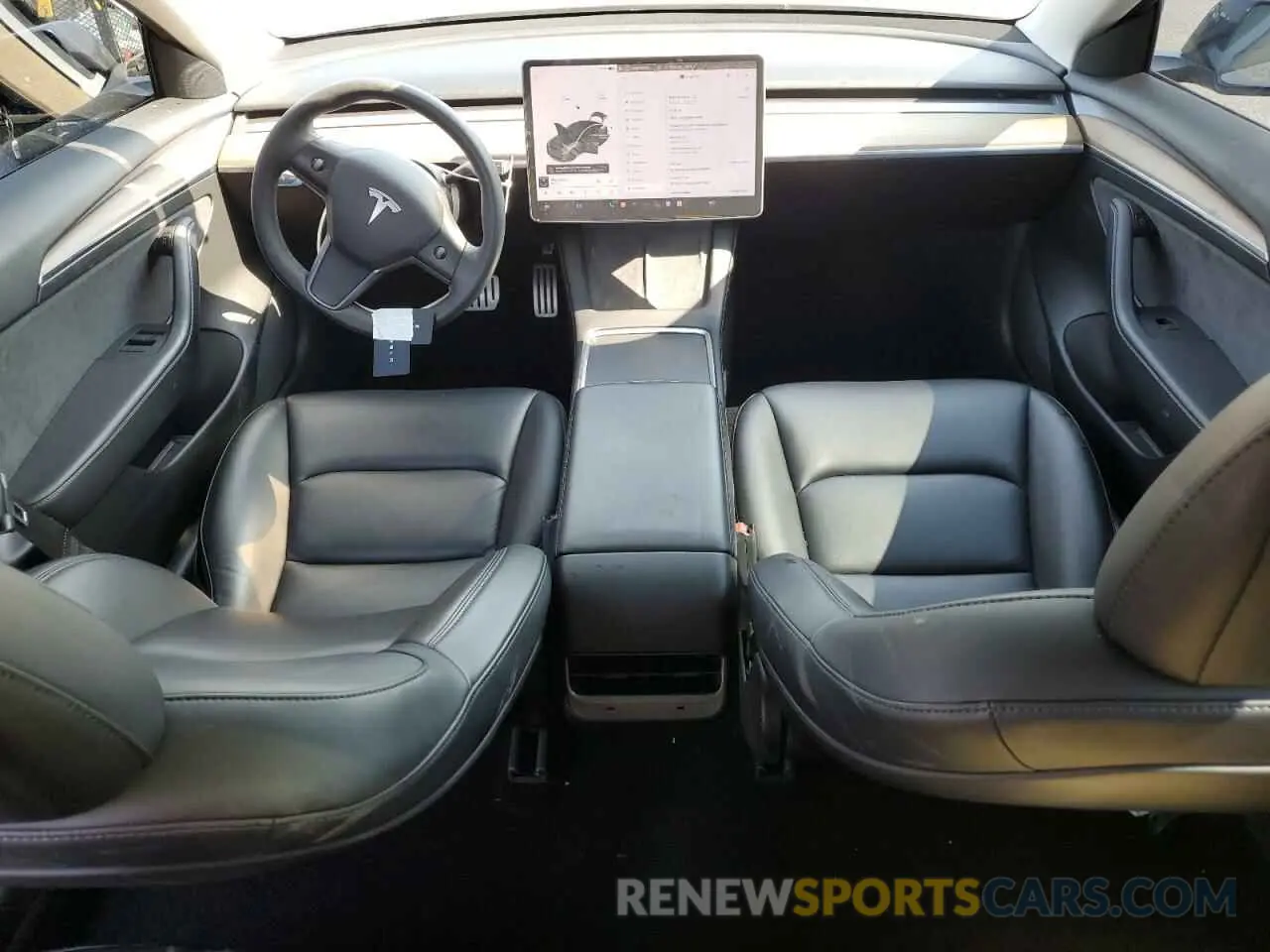 8 Фотография поврежденного автомобиля 5YJ3E1EC2MF072929 TESLA MODEL 3 2021