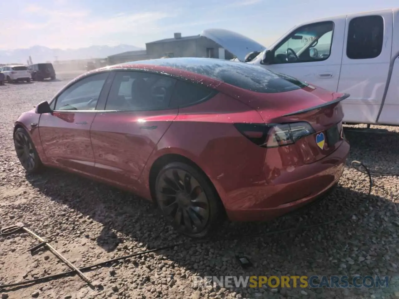 2 Фотография поврежденного автомобиля 5YJ3E1EC2MF091948 TESLA MODEL 3 2021