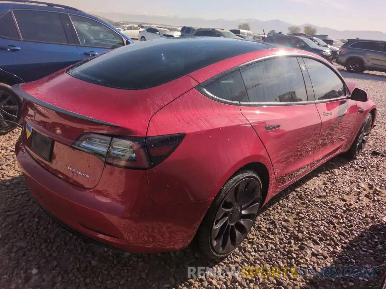 3 Фотография поврежденного автомобиля 5YJ3E1EC2MF091948 TESLA MODEL 3 2021