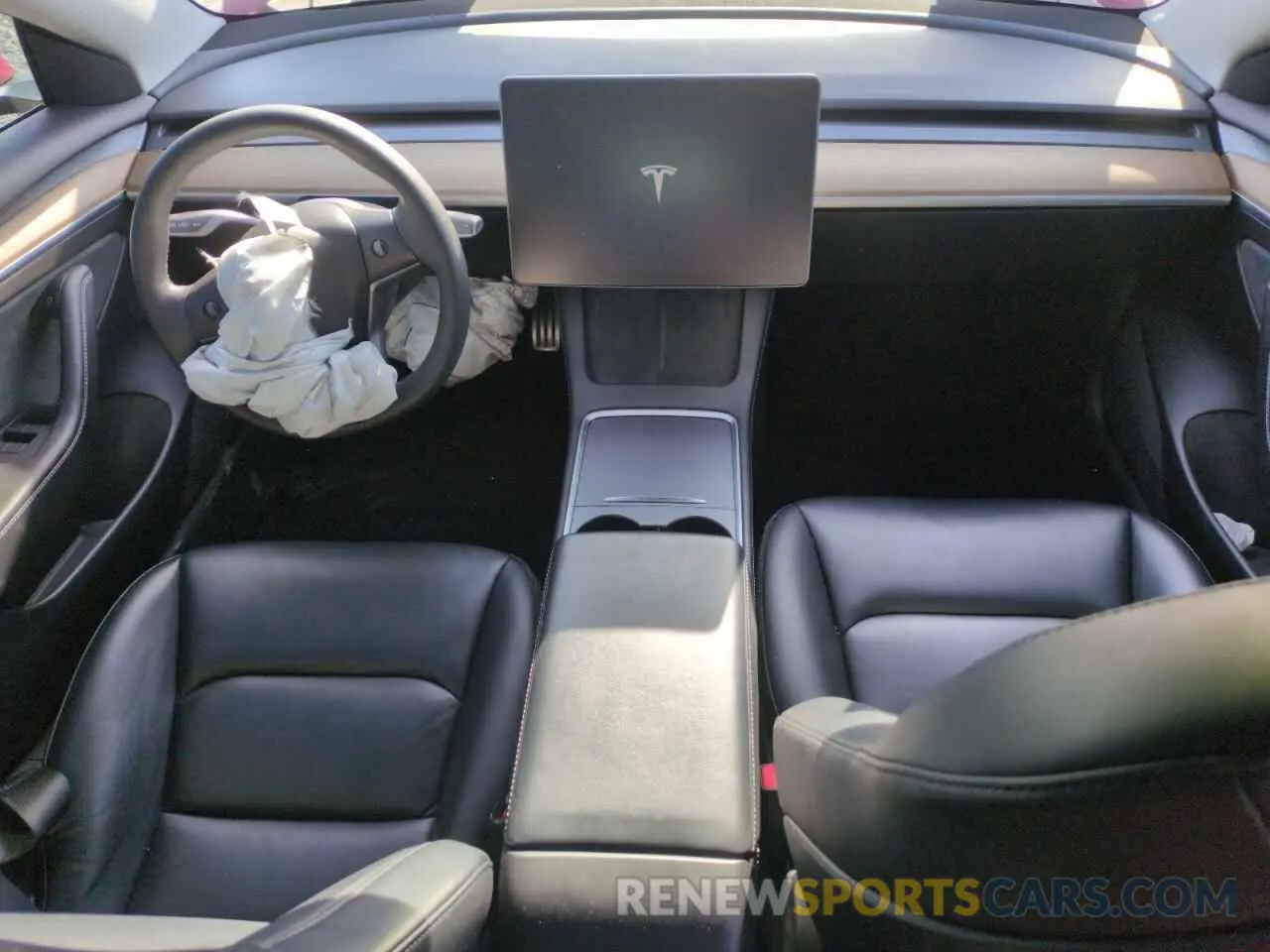 8 Фотография поврежденного автомобиля 5YJ3E1EC2MF091948 TESLA MODEL 3 2021