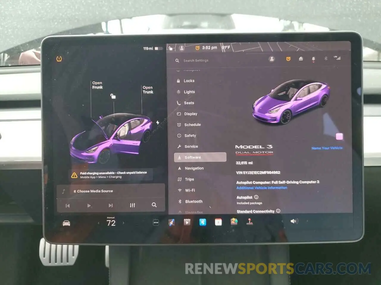 9 Фотография поврежденного автомобиля 5YJ3E1EC2MF984962 TESLA MODEL 3 2021