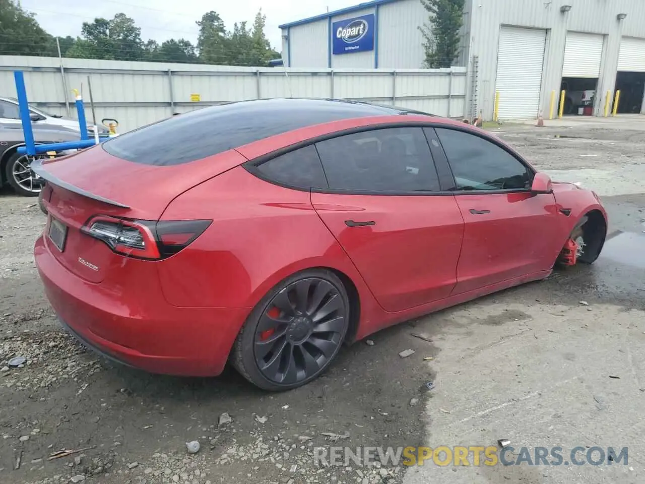 3 Фотография поврежденного автомобиля 5YJ3E1EC3MF850686 TESLA MODEL 3 2021