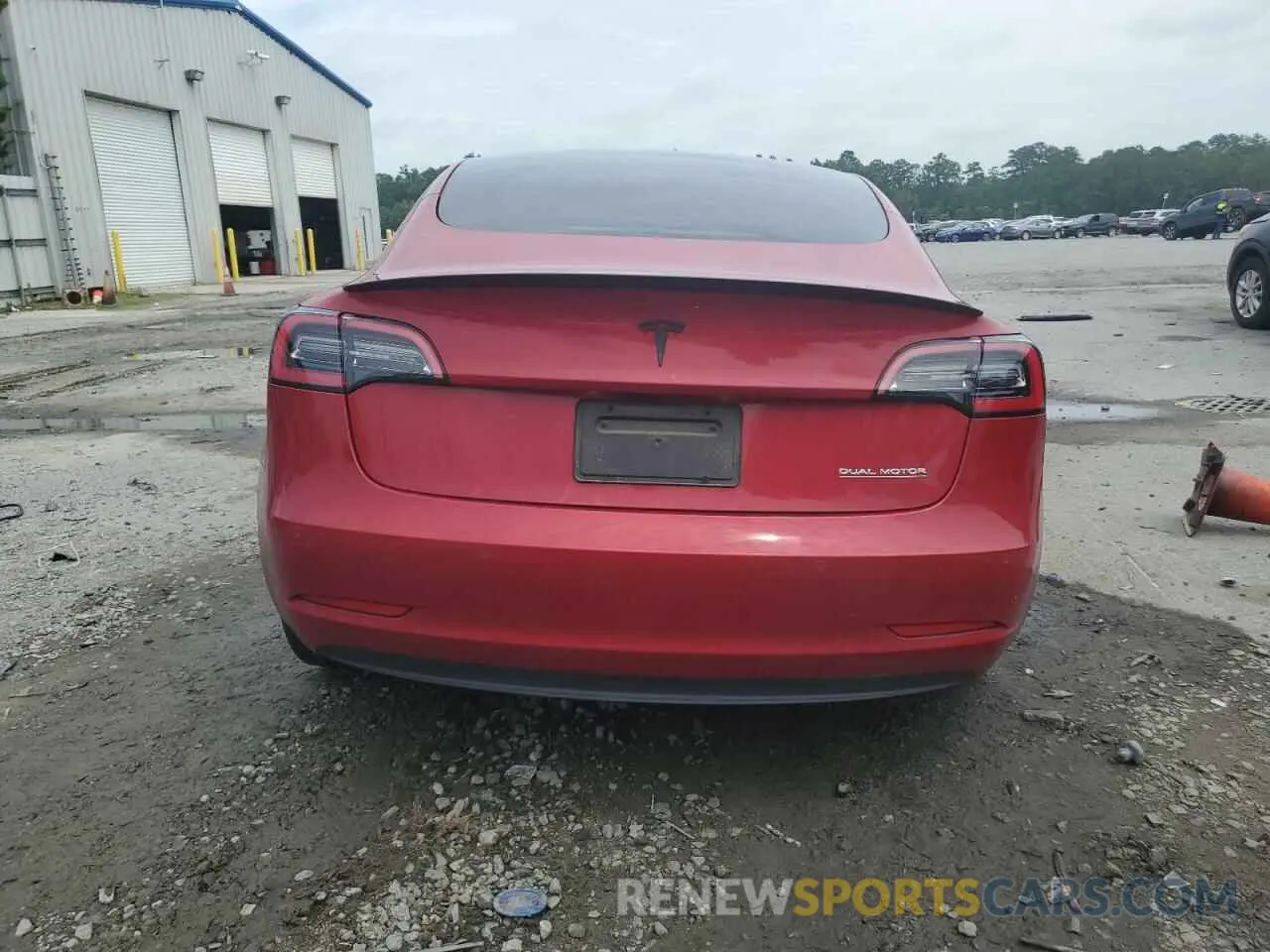 6 Фотография поврежденного автомобиля 5YJ3E1EC3MF850686 TESLA MODEL 3 2021