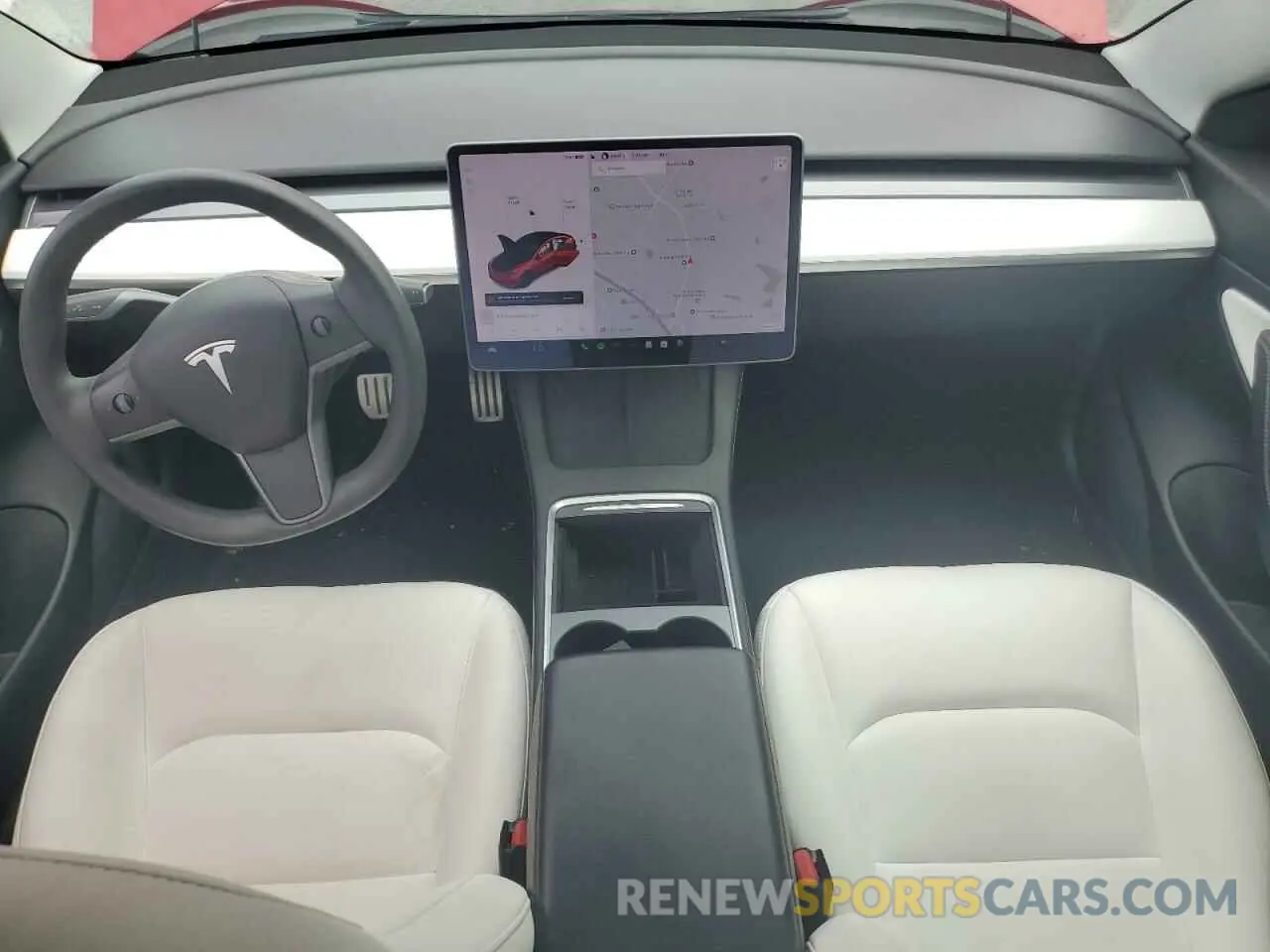 8 Фотография поврежденного автомобиля 5YJ3E1EC3MF850686 TESLA MODEL 3 2021