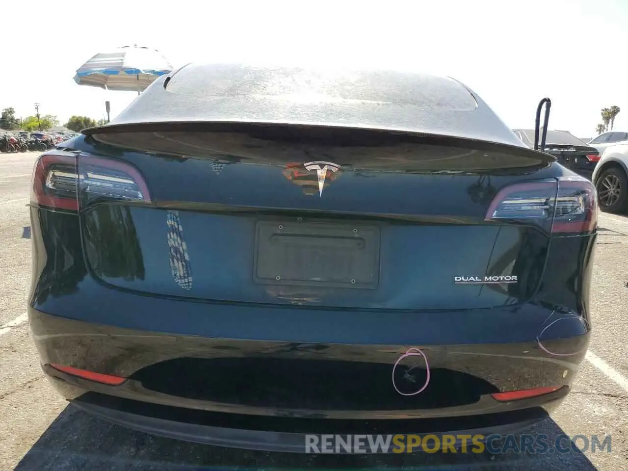 6 Фотография поврежденного автомобиля 5YJ3E1EC3MF996652 TESLA MODEL 3 2021