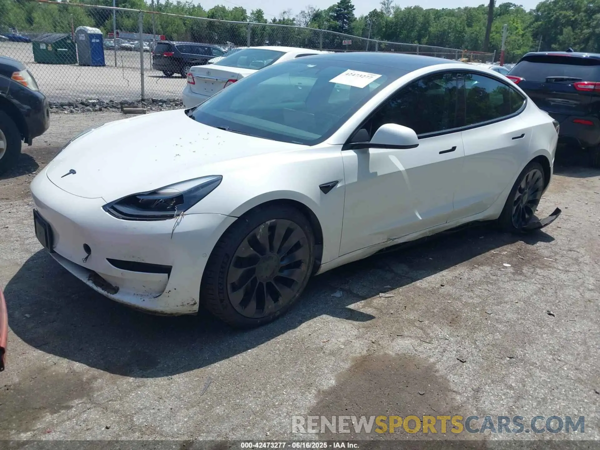 2 Фотография поврежденного автомобиля 5YJ3E1EC4MF044601 TESLA MODEL 3 2021