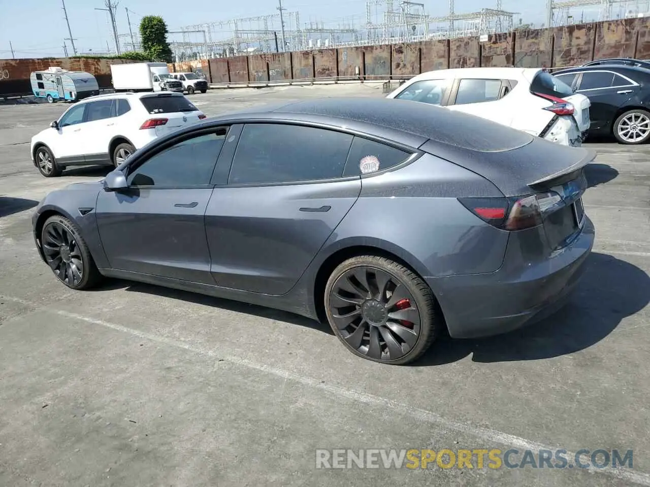 2 Фотография поврежденного автомобиля 5YJ3E1EC4MF076254 TESLA MODEL 3 2021