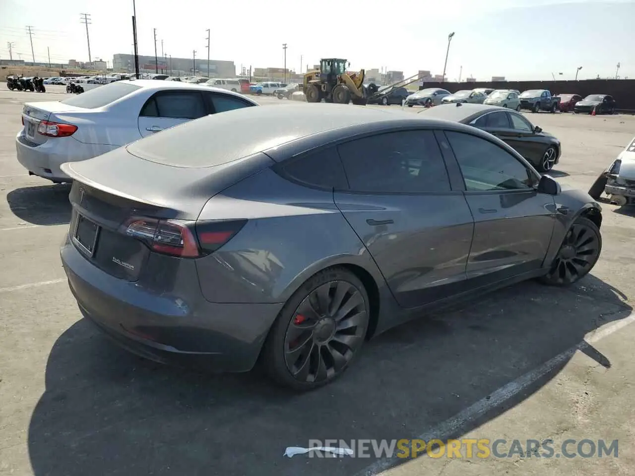 3 Фотография поврежденного автомобиля 5YJ3E1EC4MF076254 TESLA MODEL 3 2021