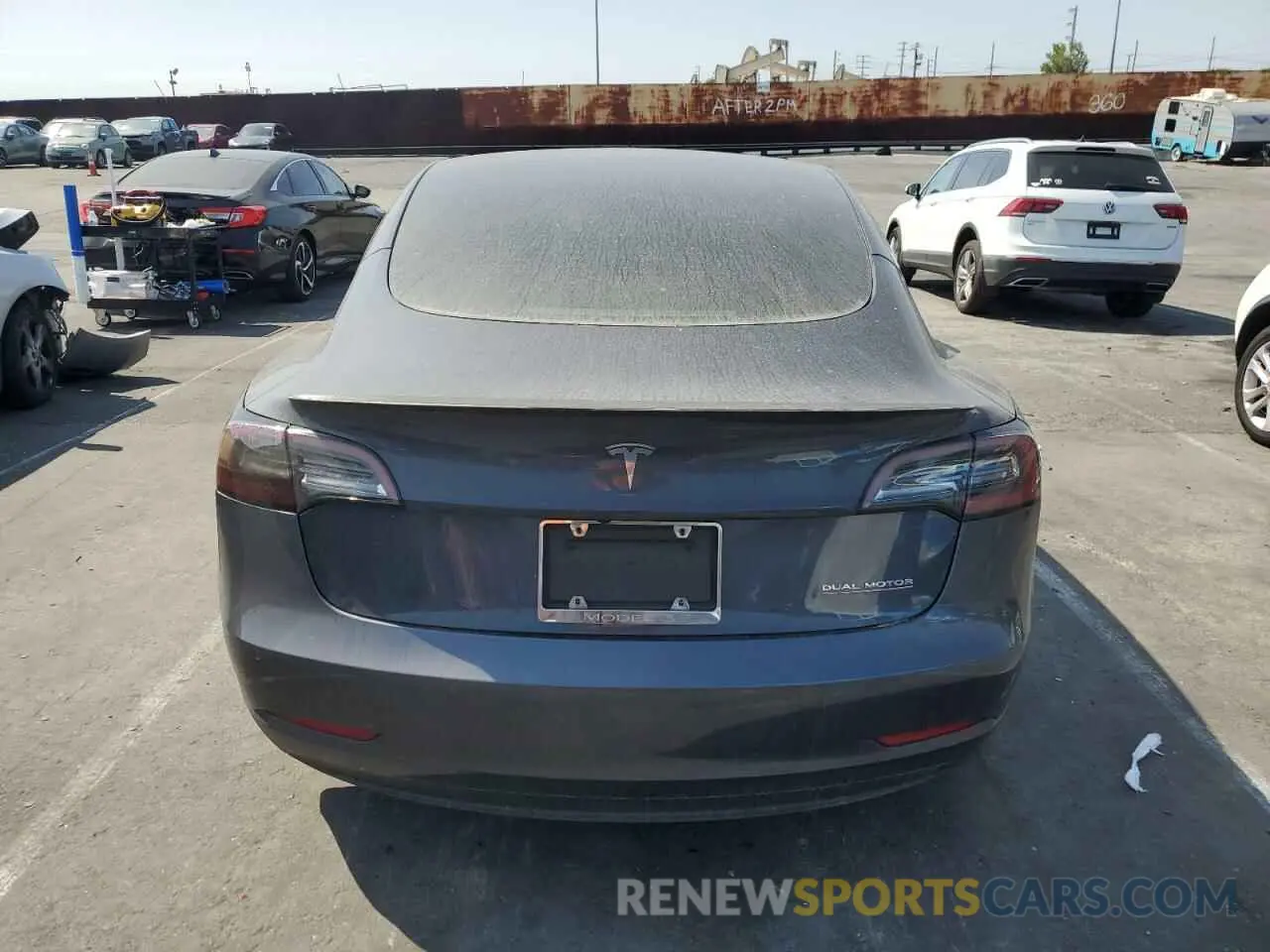 6 Фотография поврежденного автомобиля 5YJ3E1EC4MF076254 TESLA MODEL 3 2021