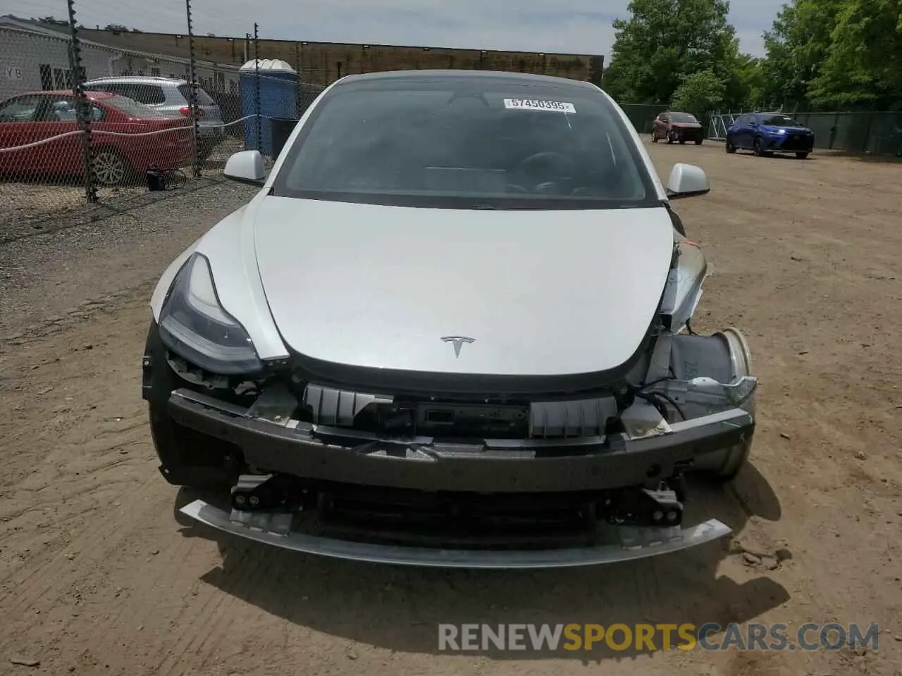 5 Photograph of a damaged car 5YJ3E1EC5MF015740 TESLA MODEL 3 2021