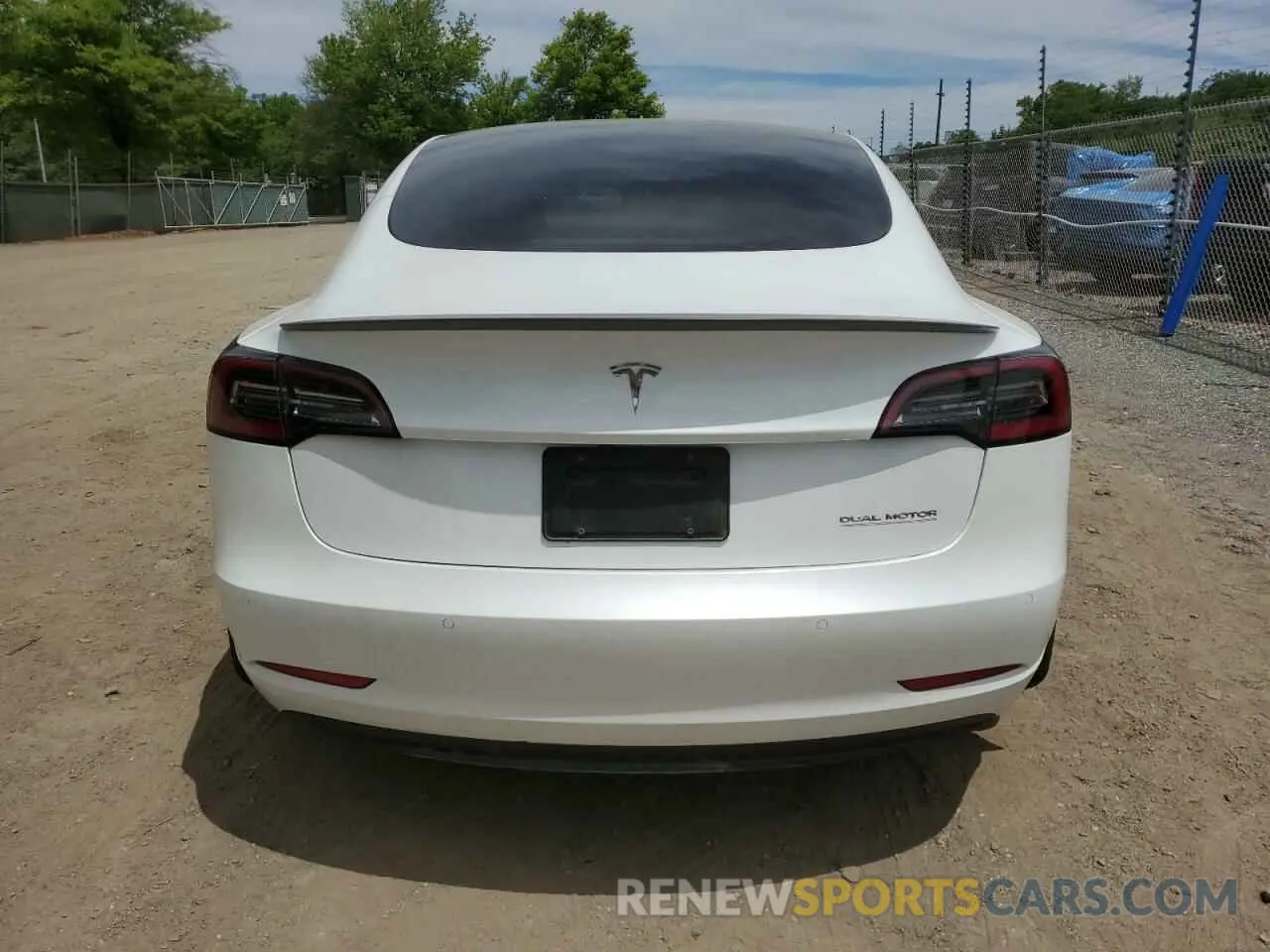 6 Photograph of a damaged car 5YJ3E1EC5MF015740 TESLA MODEL 3 2021