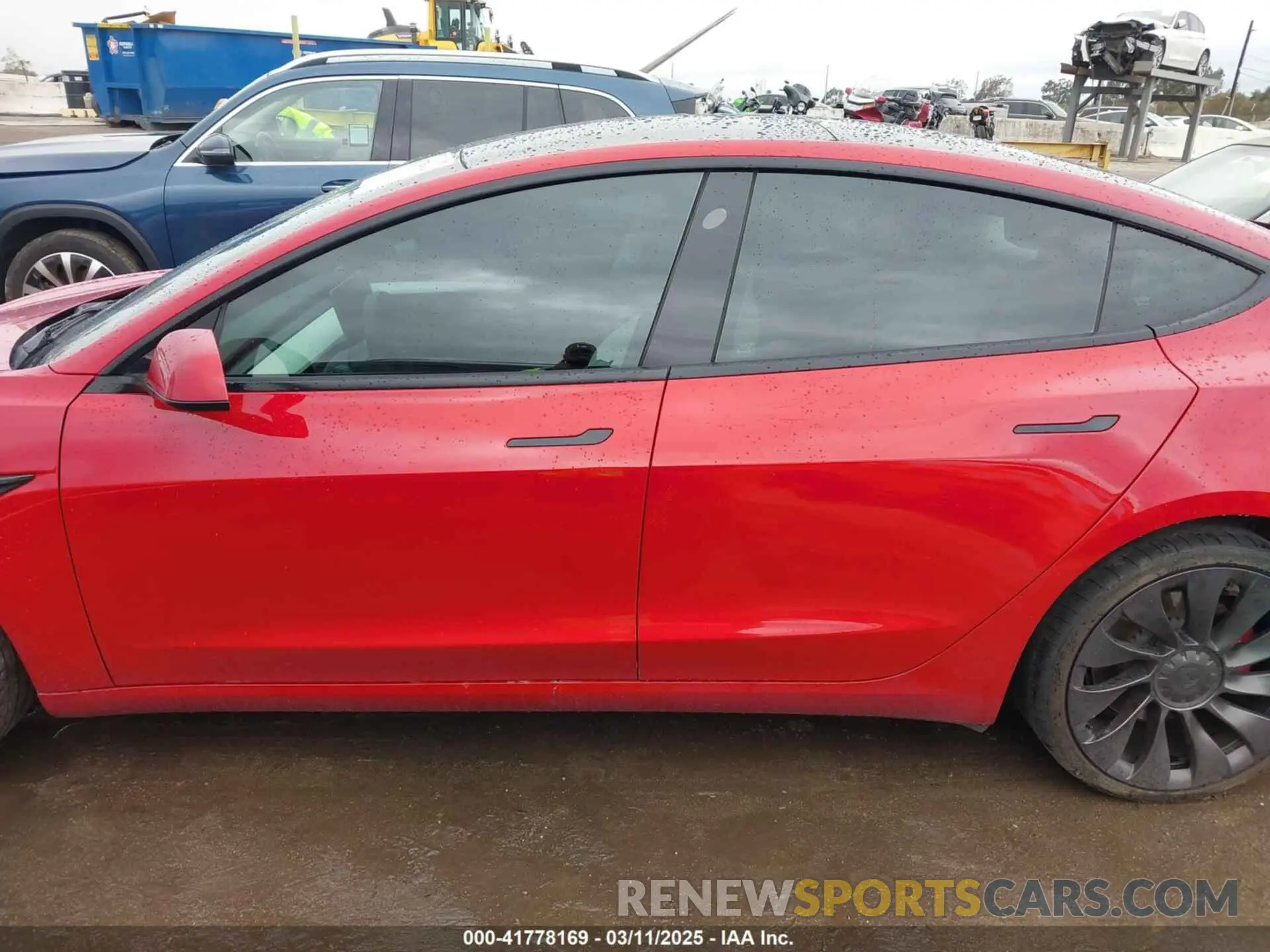 14 Фотография поврежденного автомобиля 5YJ3E1EC5MF050598 TESLA MODEL 3 2021