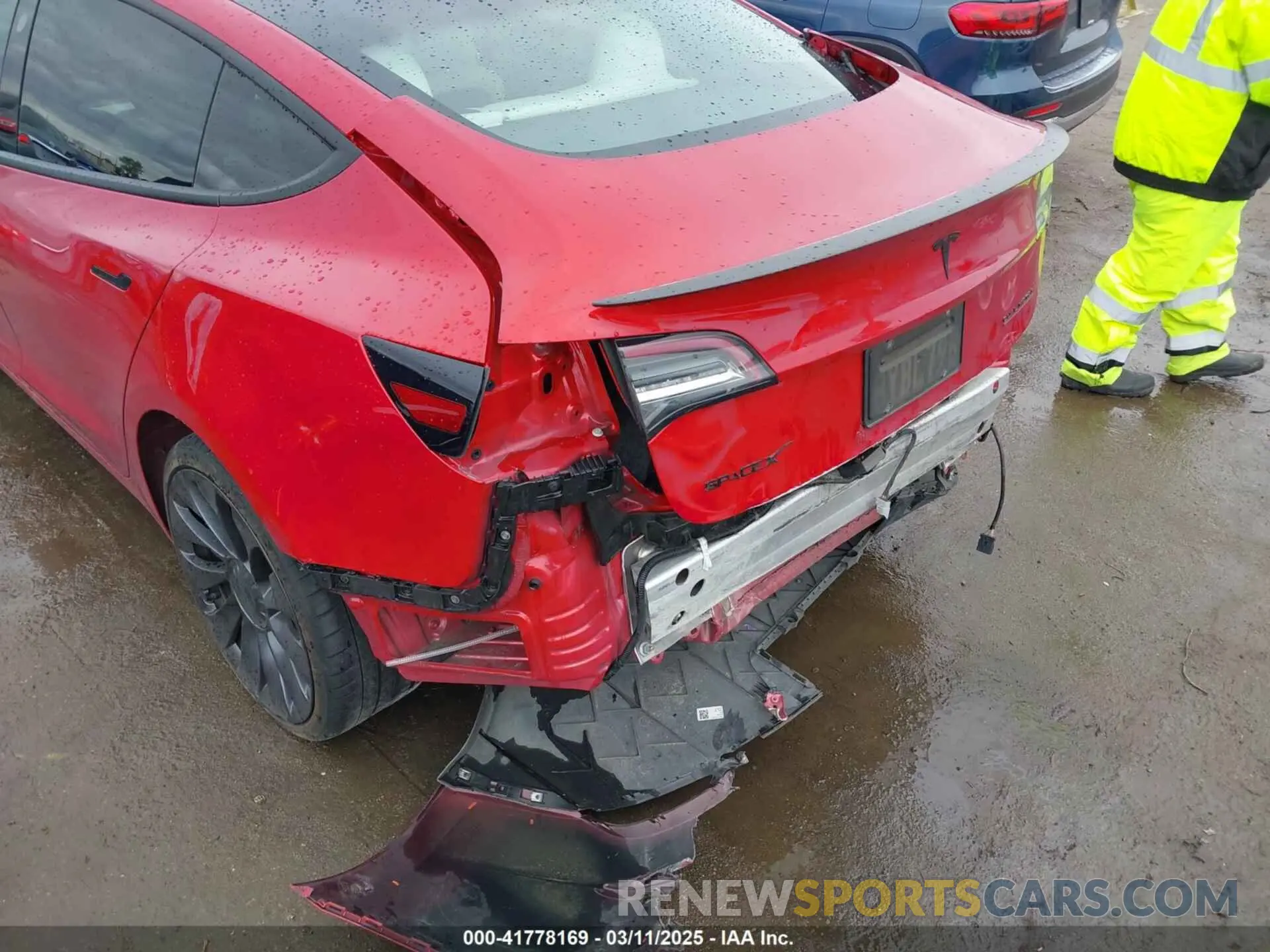 20 Фотография поврежденного автомобиля 5YJ3E1EC5MF050598 TESLA MODEL 3 2021