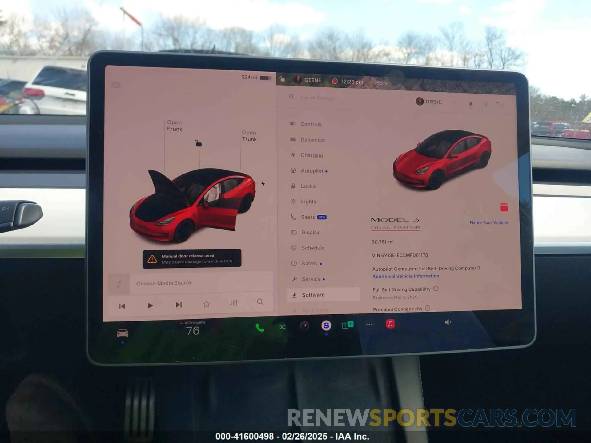 17 Photograph of a damaged car 5YJ3E1EC5MF061178 TESLA MODEL 3 2021