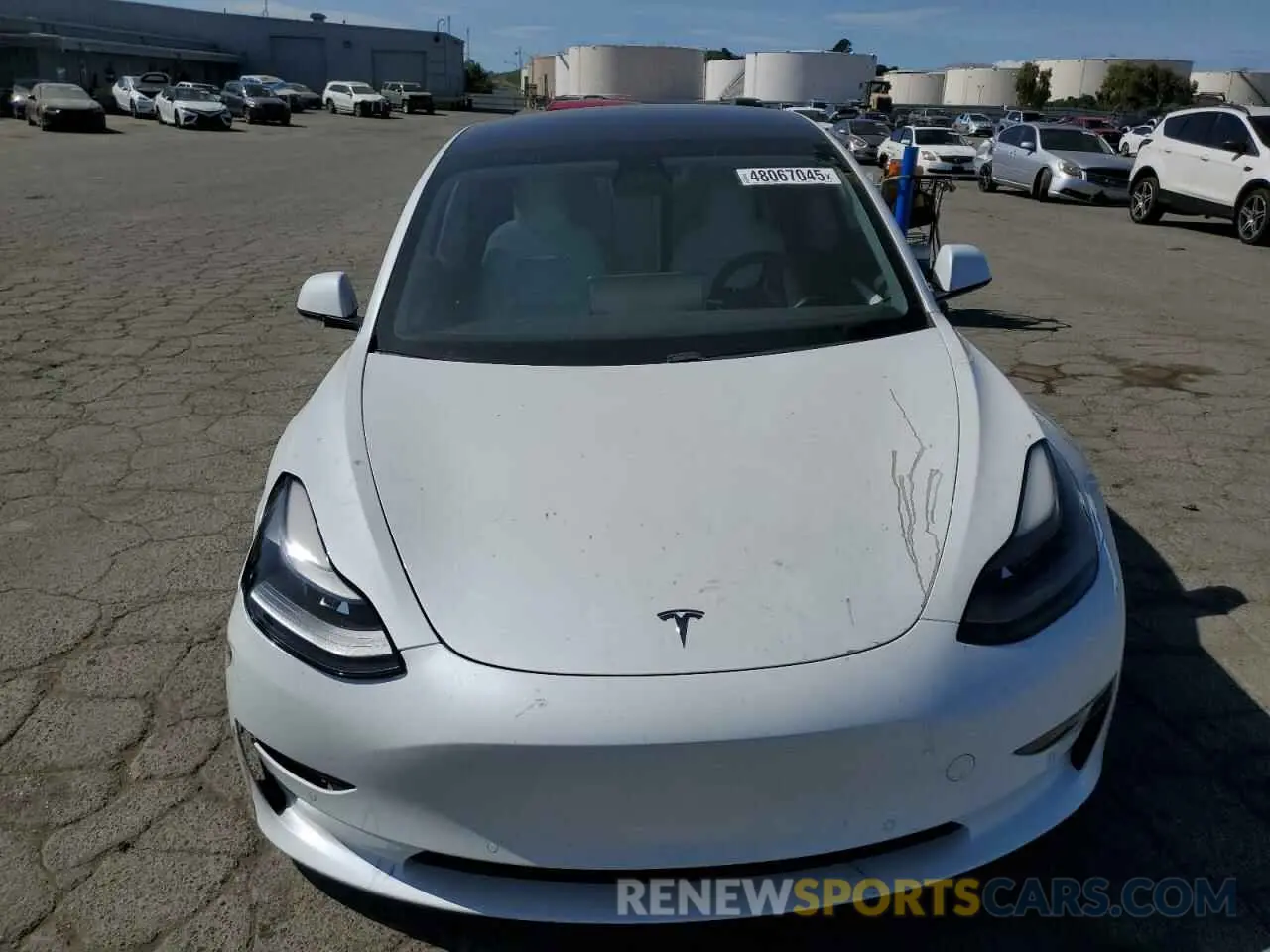 5 Photograph of a damaged car 5YJ3E1EC5MF077493 TESLA MODEL 3 2021
