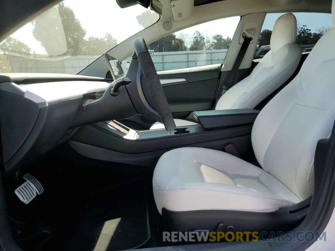 7 Photograph of a damaged car 5YJ3E1EC5MF077493 TESLA MODEL 3 2021
