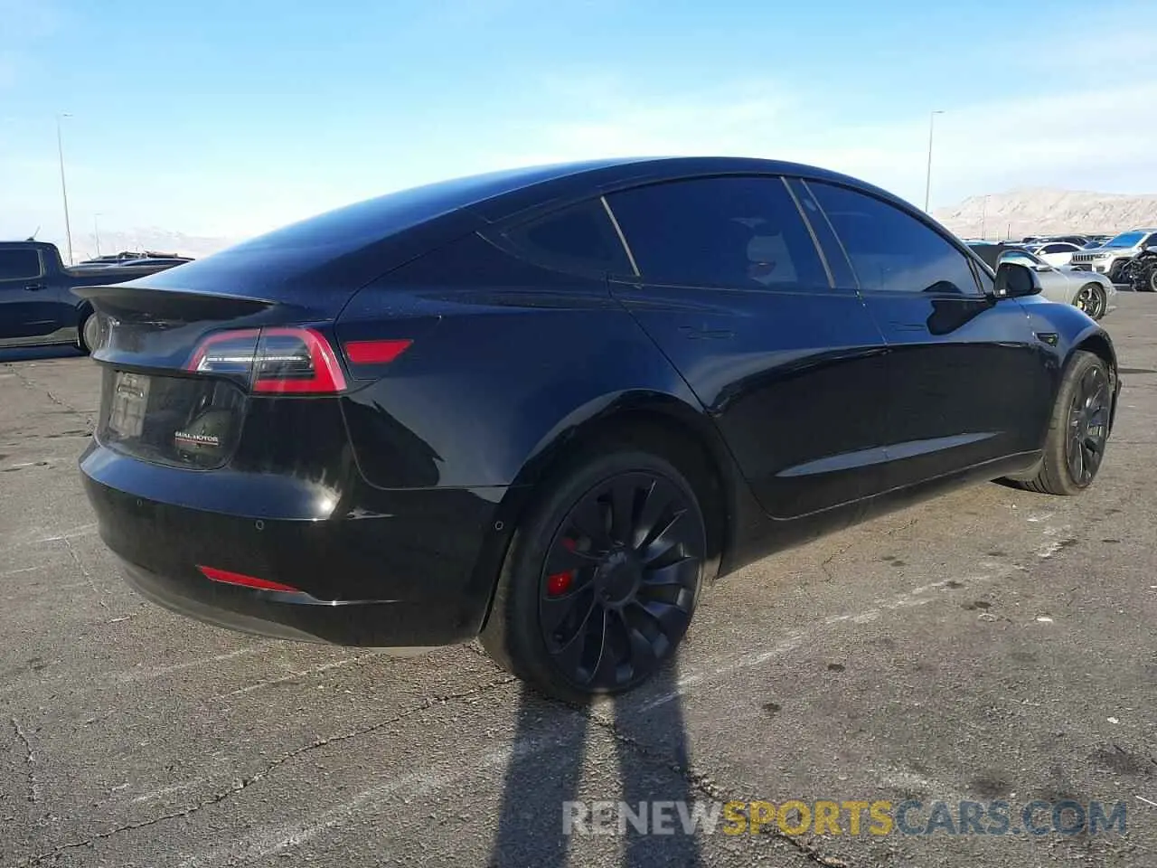 3 Photograph of a damaged car 5YJ3E1EC5MF093659 TESLA MODEL 3 2021