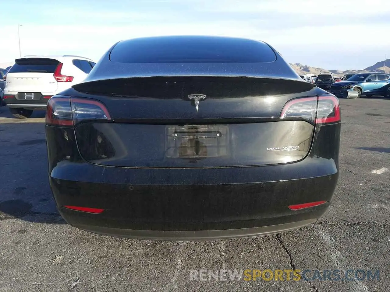 6 Photograph of a damaged car 5YJ3E1EC5MF093659 TESLA MODEL 3 2021
