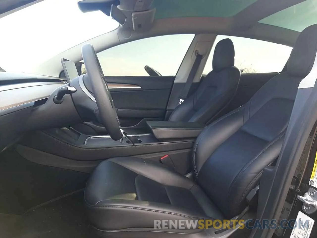 7 Photograph of a damaged car 5YJ3E1EC5MF093659 TESLA MODEL 3 2021
