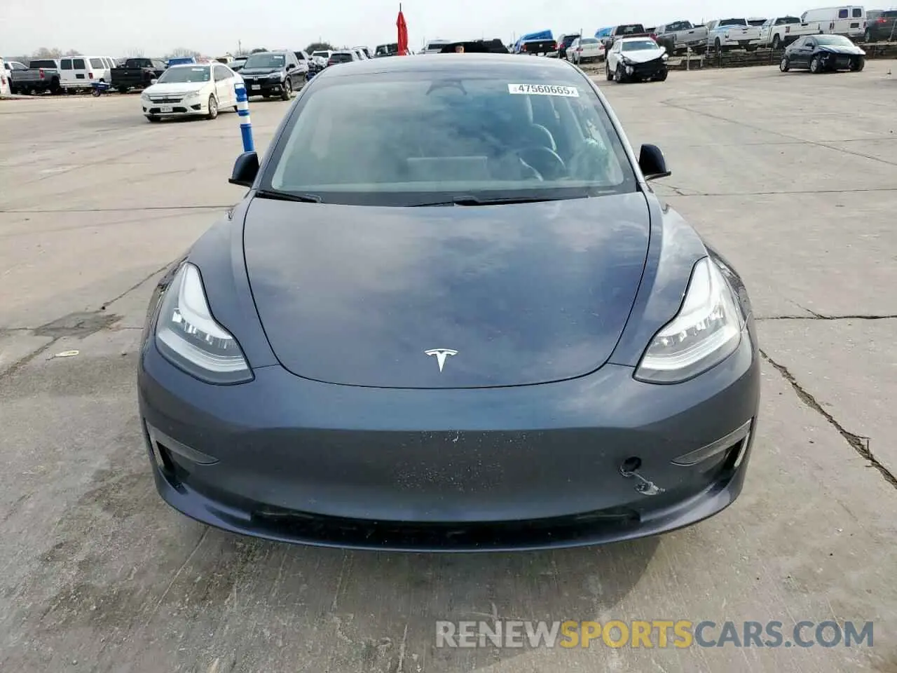 5 Фотография поврежденного автомобиля 5YJ3E1EC5MF850673 TESLA MODEL 3 2021