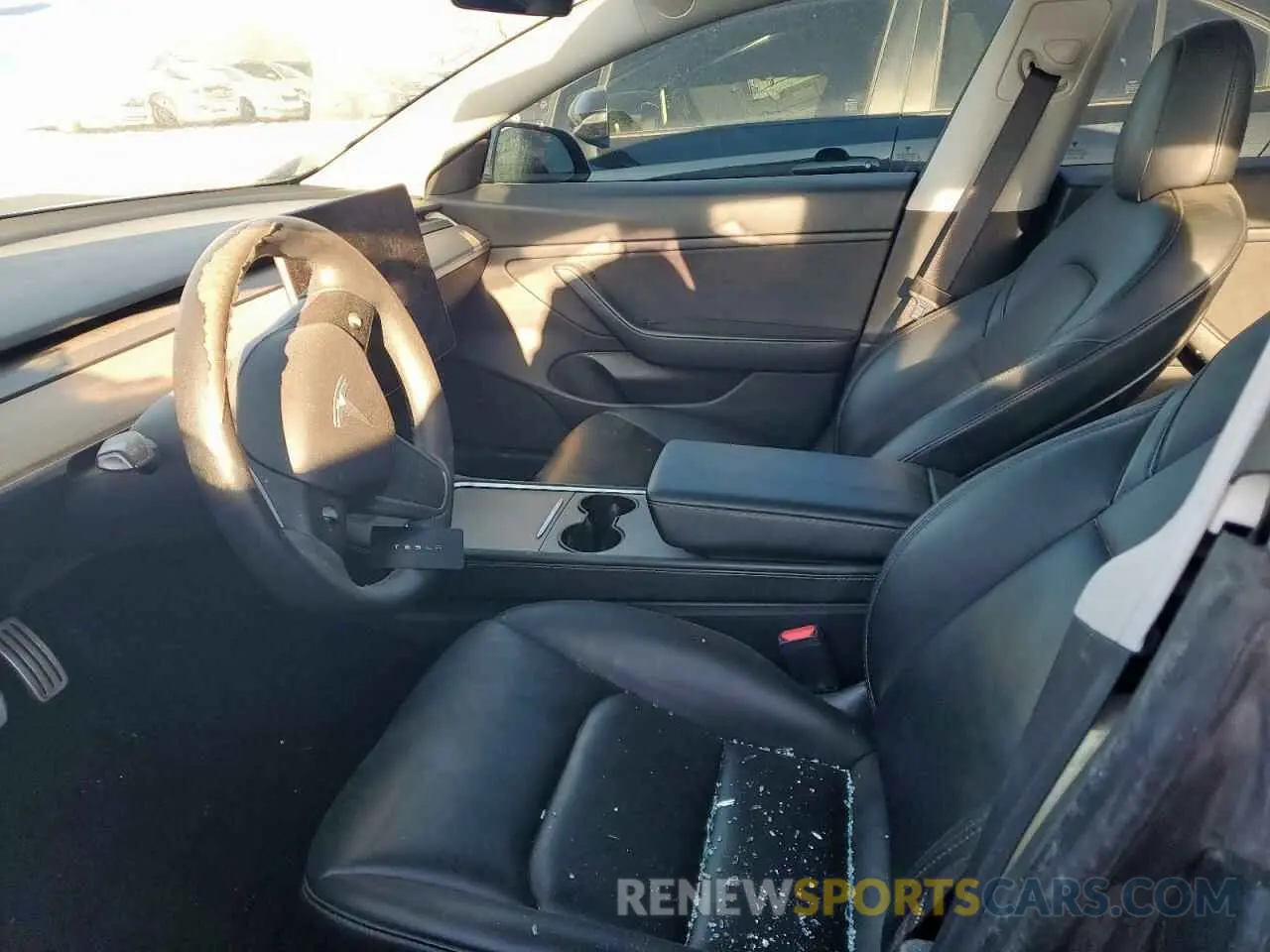 7 Фотография поврежденного автомобиля 5YJ3E1EC5MF850673 TESLA MODEL 3 2021