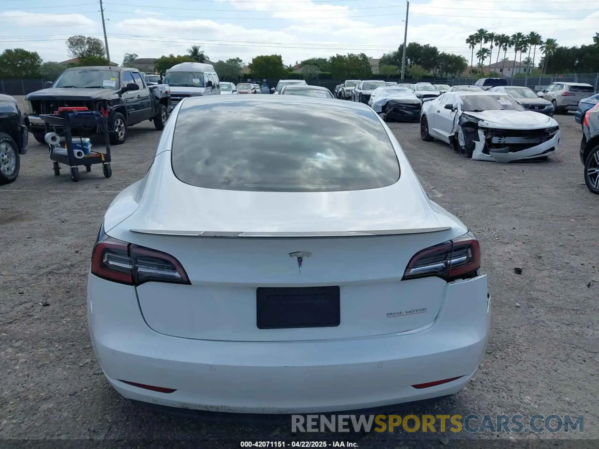 16 Photograph of a damaged car 5YJ3E1EC5MF984891 TESLA MODEL 3 2021