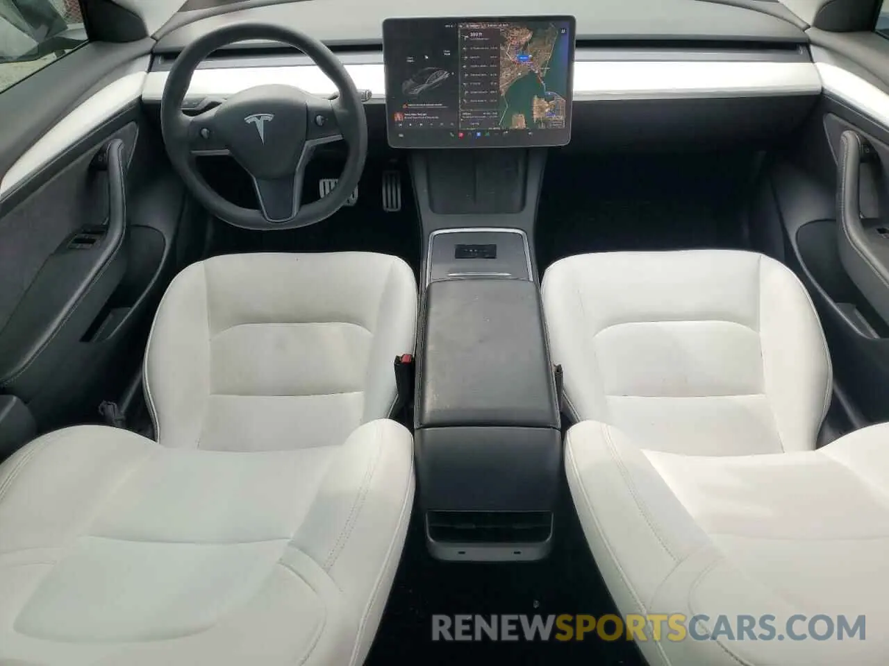 8 Фотография поврежденного автомобиля 5YJ3E1EC5MF984986 TESLA MODEL 3 2021