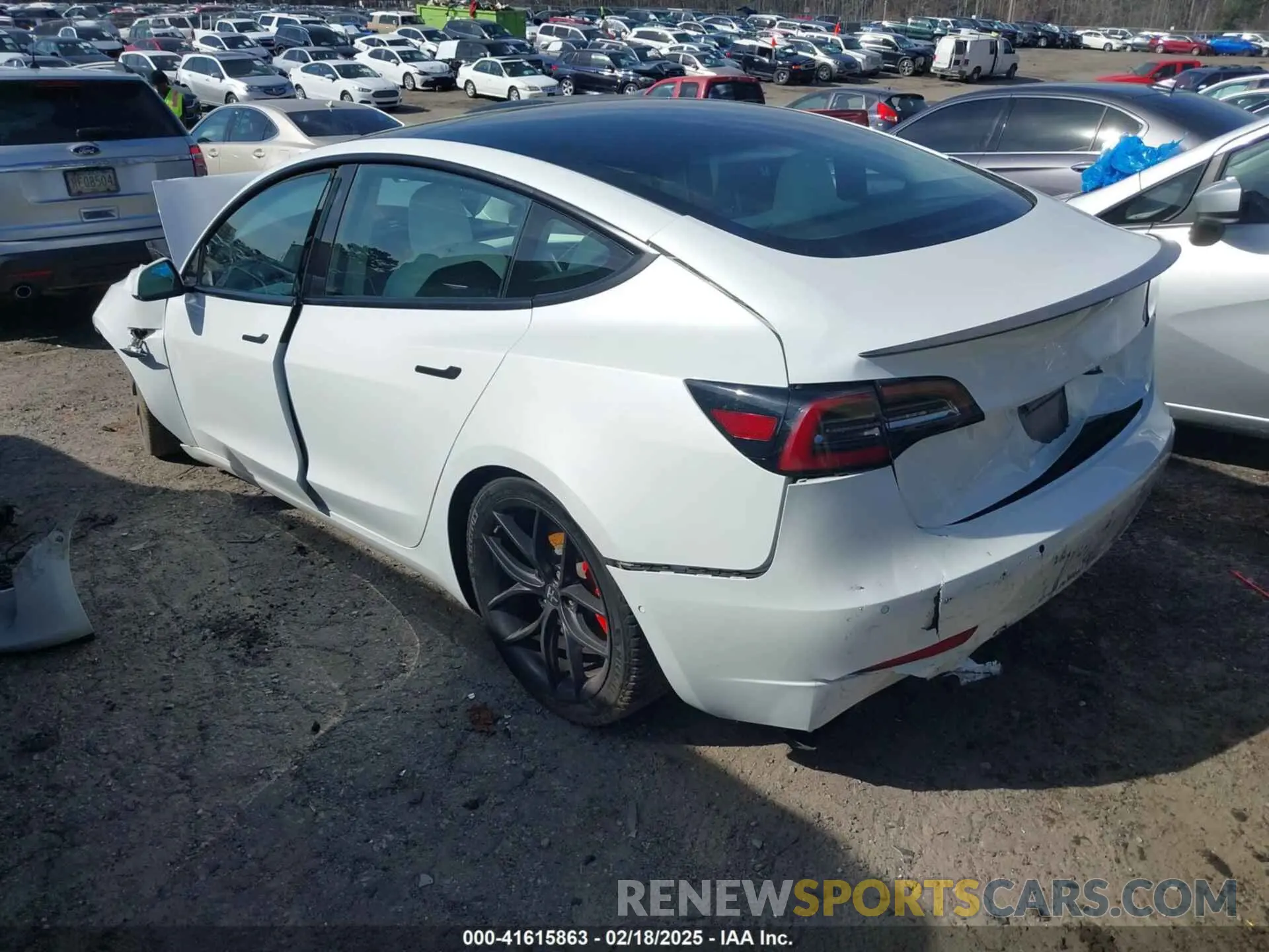 3 Фотография поврежденного автомобиля 5YJ3E1EC6MF020249 TESLA MODEL 3 2021