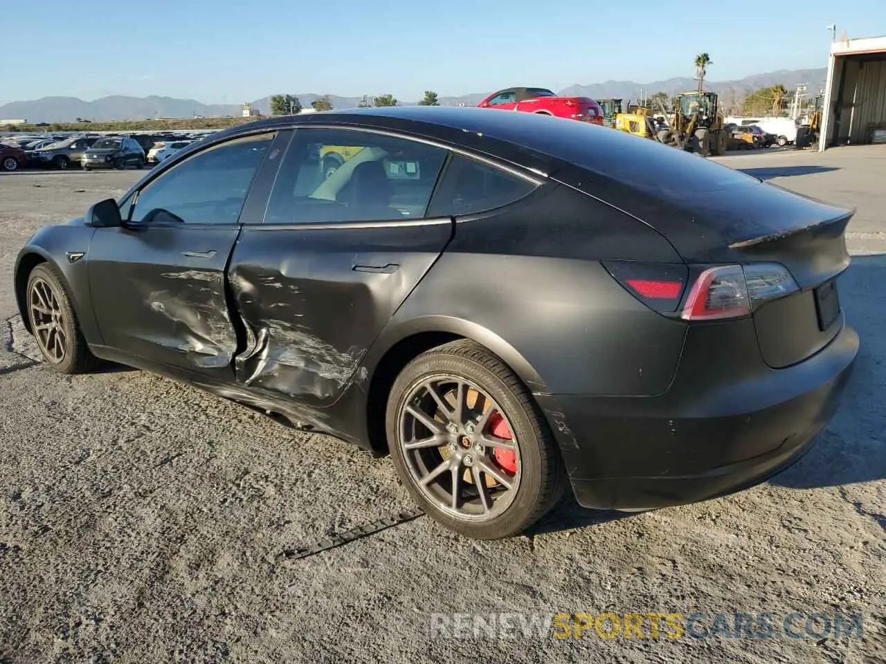 2 Фотография поврежденного автомобиля 5YJ3E1EC6MF064896 TESLA MODEL 3 2021