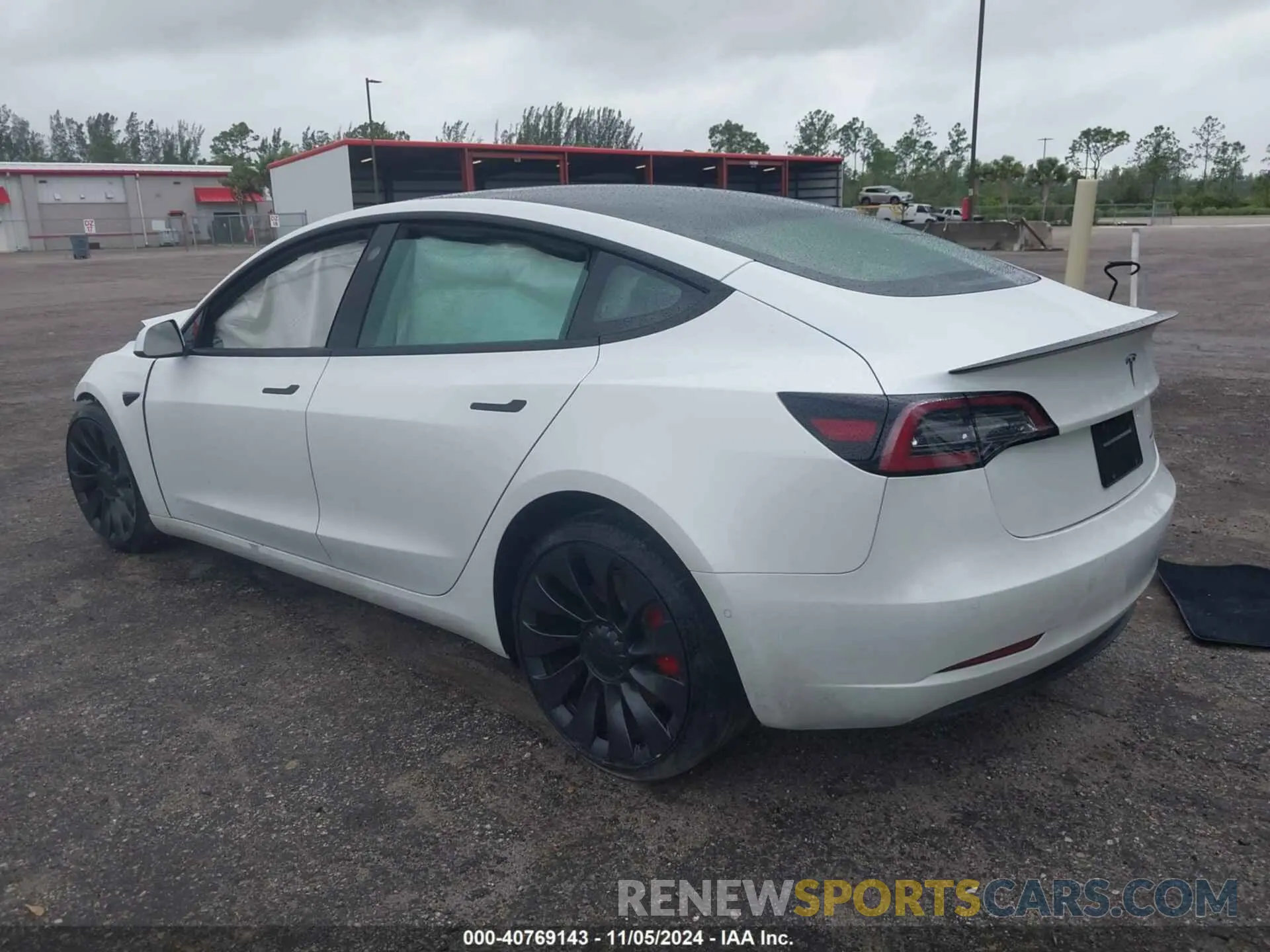 3 Photograph of a damaged car 5YJ3E1EC6MF991056 TESLA MODEL 3 2021