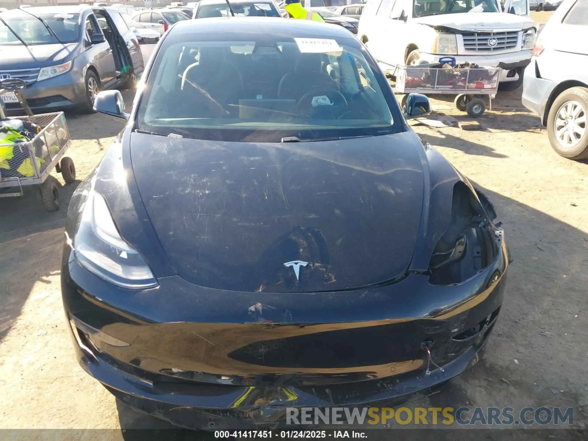 12 Photograph of a damaged car 5YJ3E1EC6MF999321 TESLA MODEL 3 2021