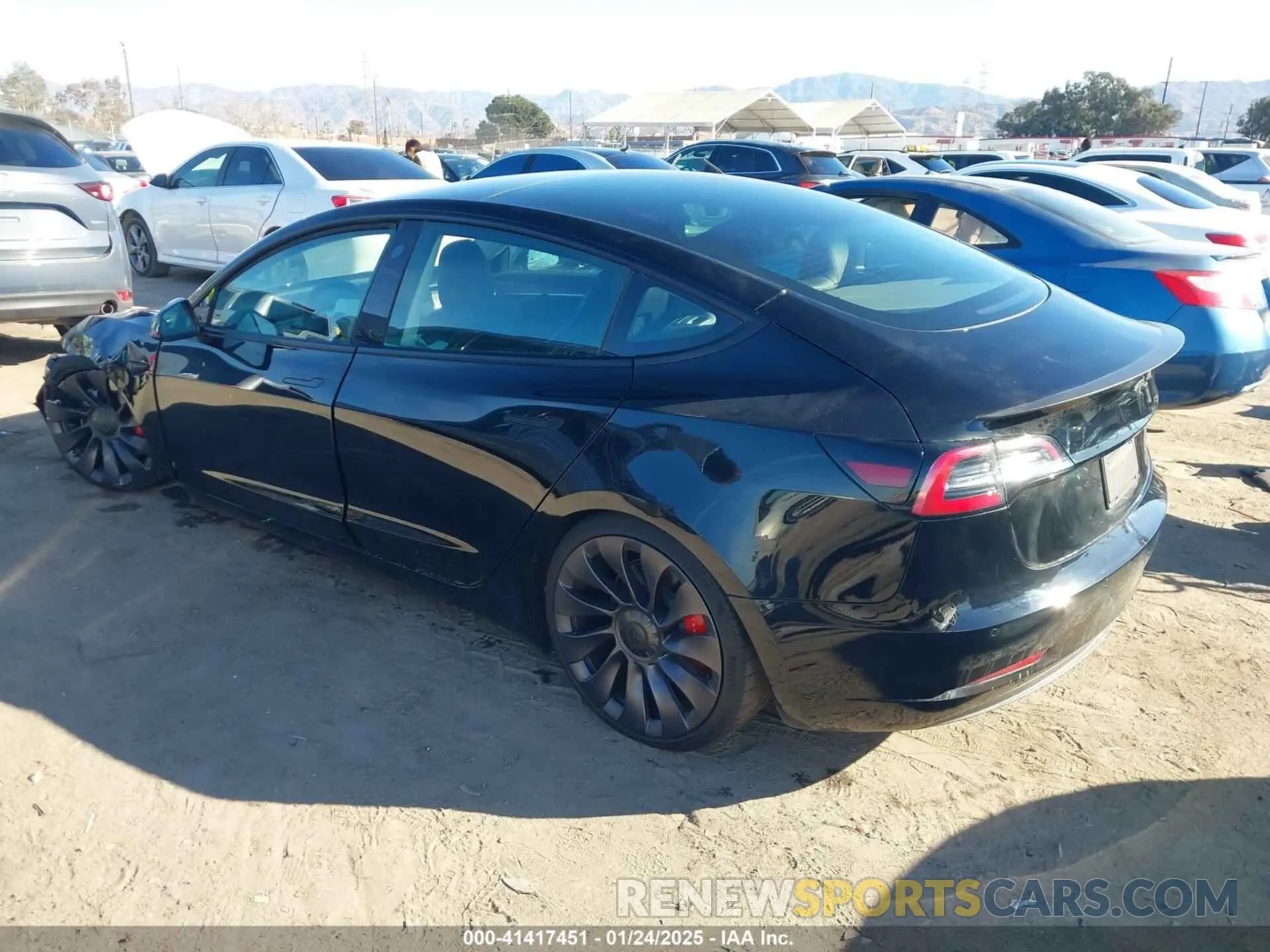 3 Photograph of a damaged car 5YJ3E1EC6MF999321 TESLA MODEL 3 2021