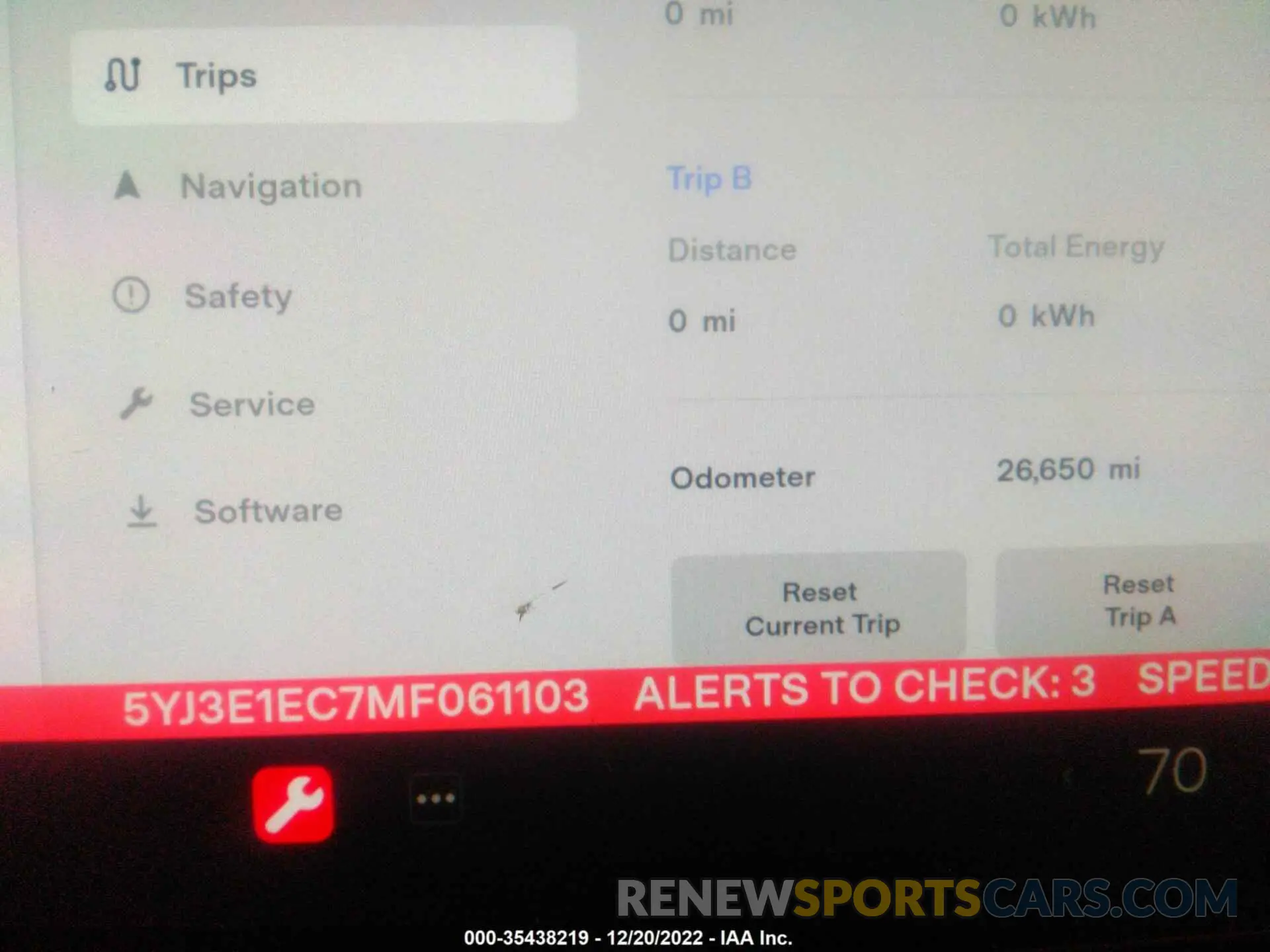 7 Photograph of a damaged car 5YJ3E1EC7MF061103 TESLA MODEL 3 2021