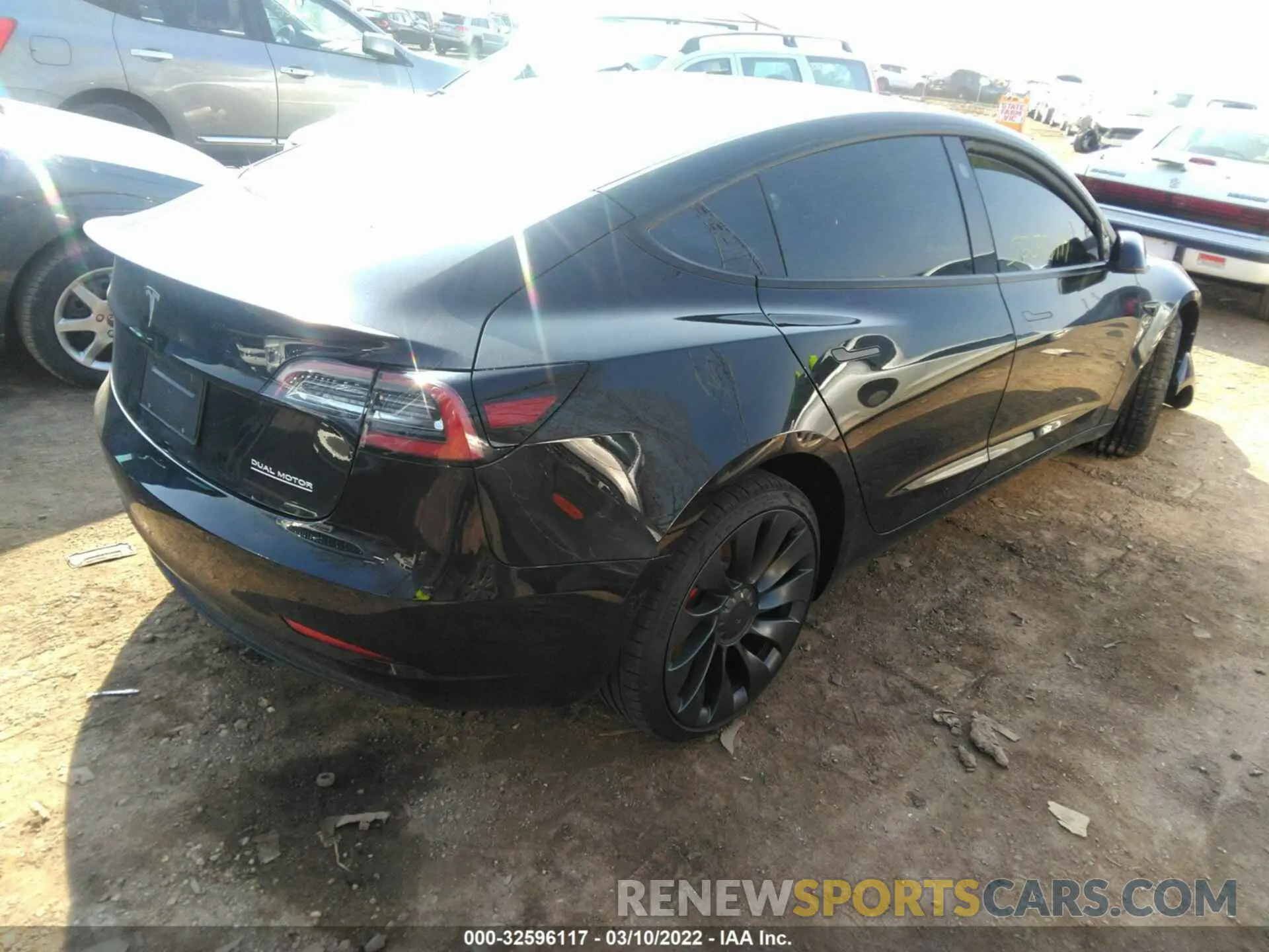 4 Photograph of a damaged car 5YJ3E1EC9MF054427 TESLA MODEL 3 2021