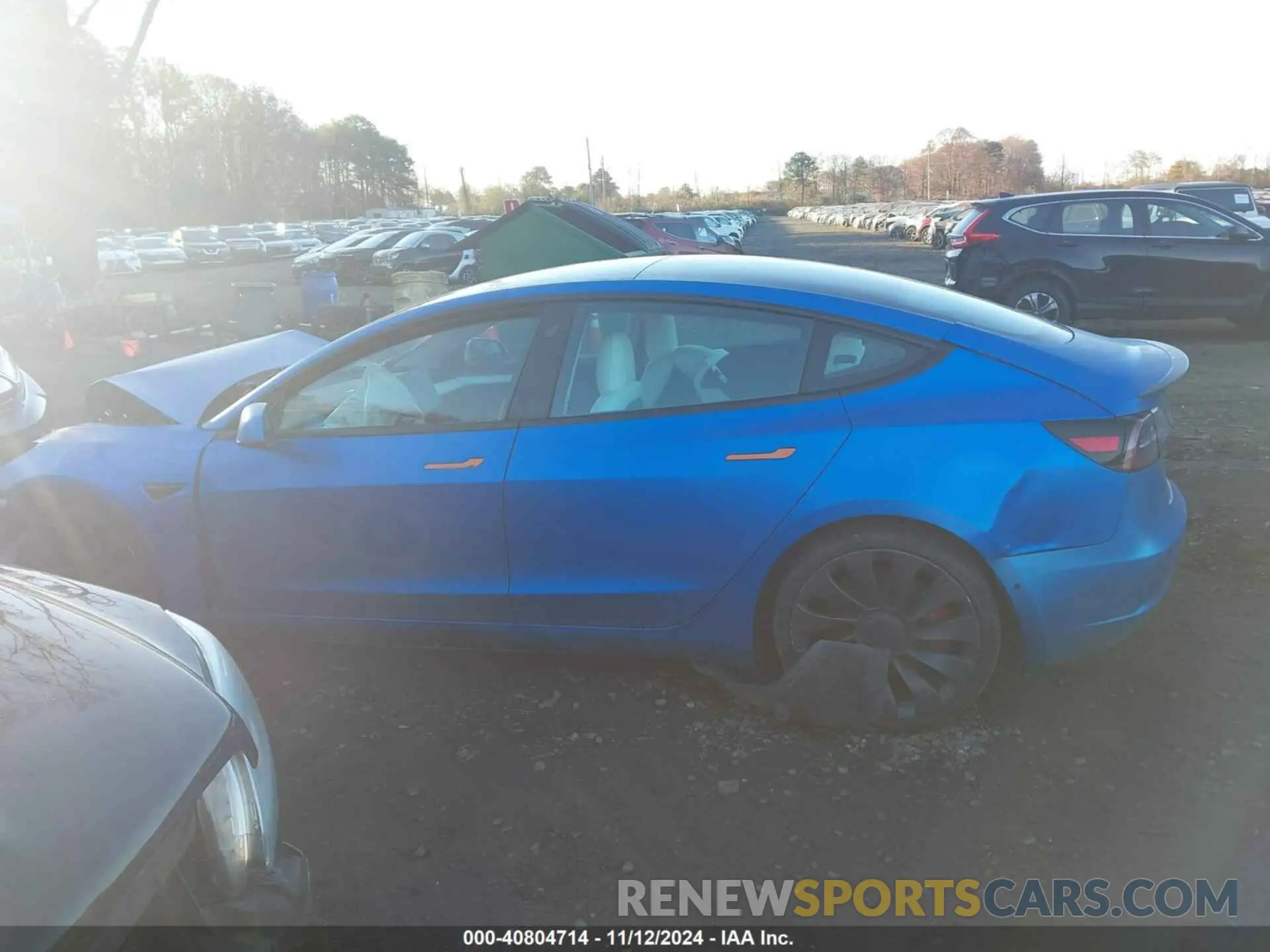 13 Photograph of a damaged car 5YJ3E1EC9MF059675 TESLA MODEL 3 2021