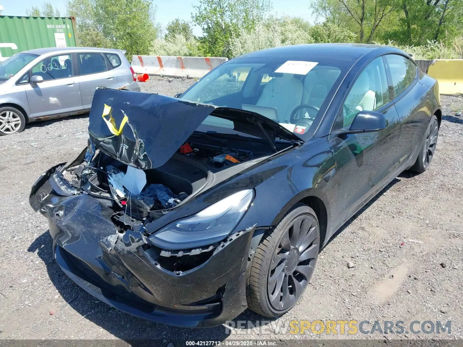 2 Фотография поврежденного автомобиля 5YJ3E1EC9MF091963 TESLA MODEL 3 2021
