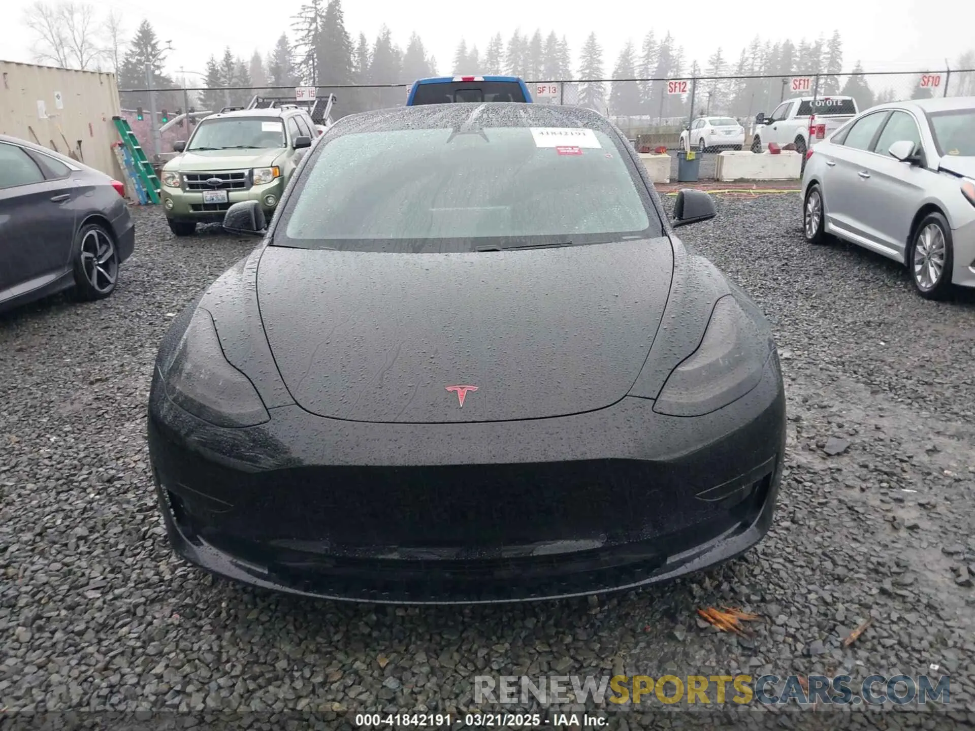 12 Фотография поврежденного автомобиля 5YJ3E1EC9MF849817 TESLA MODEL 3 2021