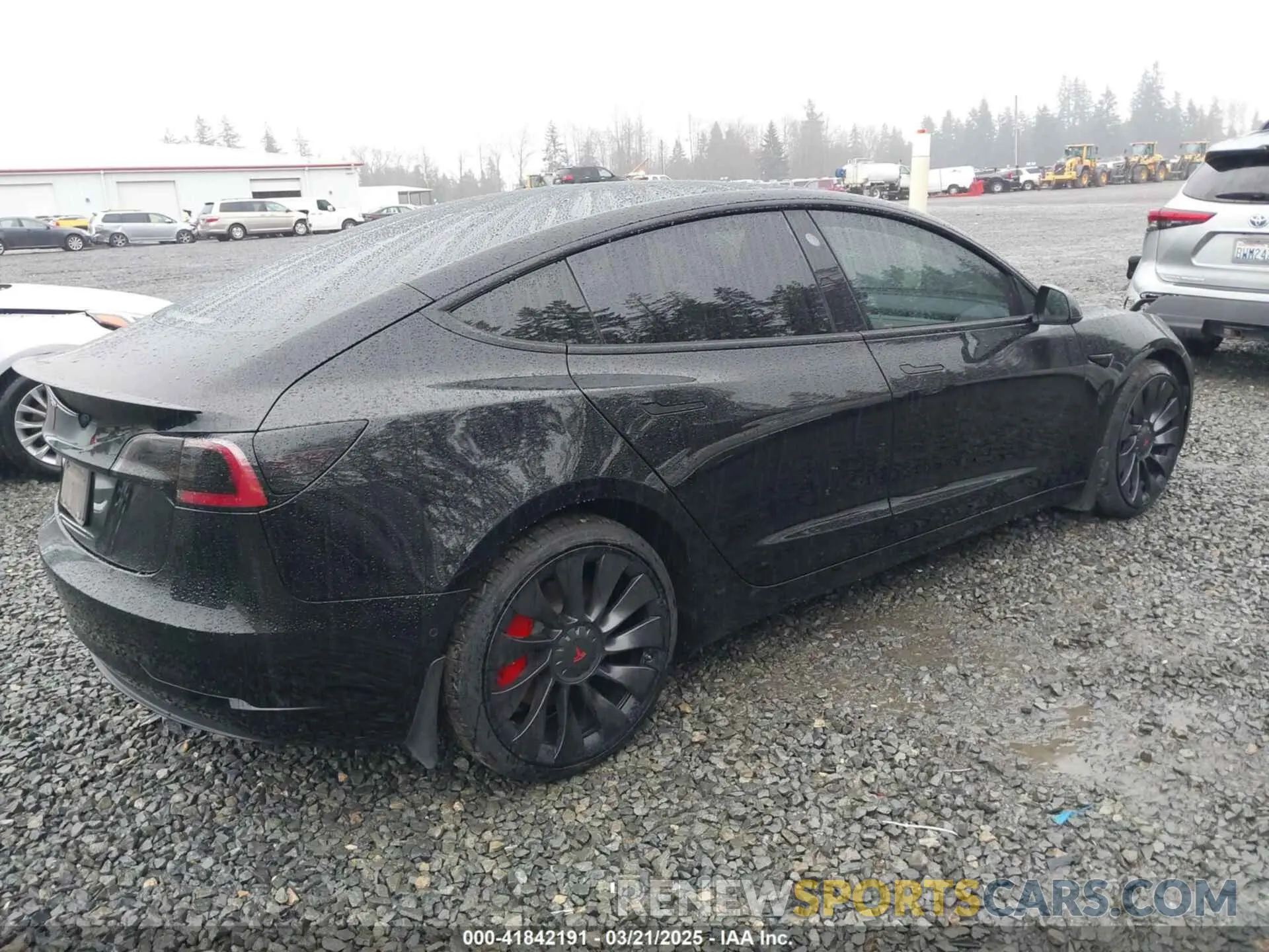 4 Фотография поврежденного автомобиля 5YJ3E1EC9MF849817 TESLA MODEL 3 2021