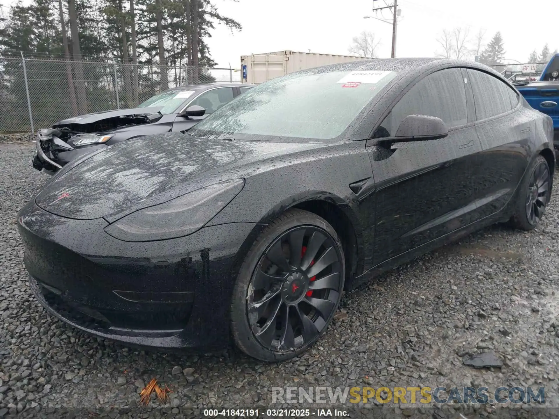 6 Фотография поврежденного автомобиля 5YJ3E1EC9MF849817 TESLA MODEL 3 2021