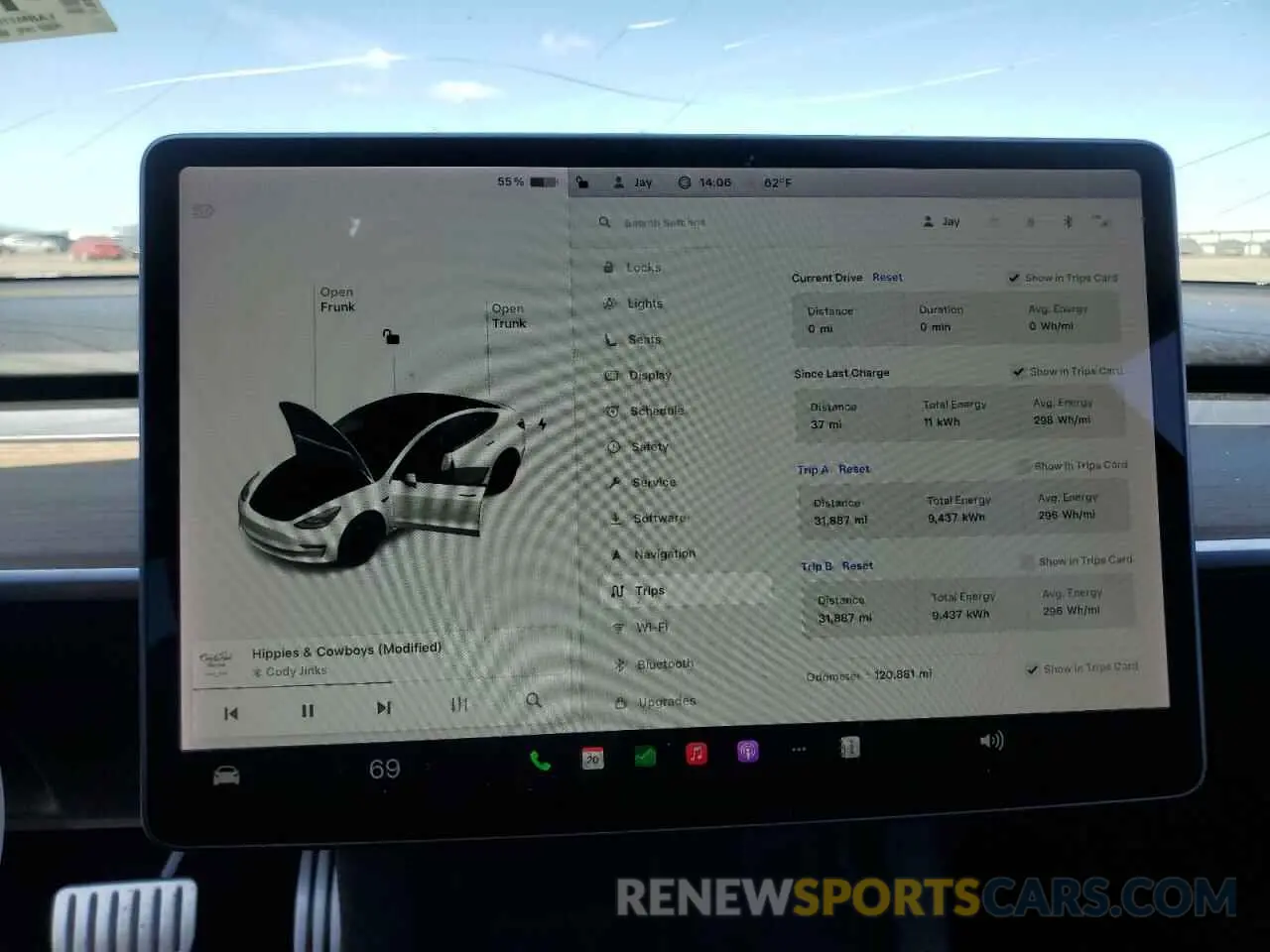 9 Фотография поврежденного автомобиля 5YJ3E1ECXMF091342 TESLA MODEL 3 2021
